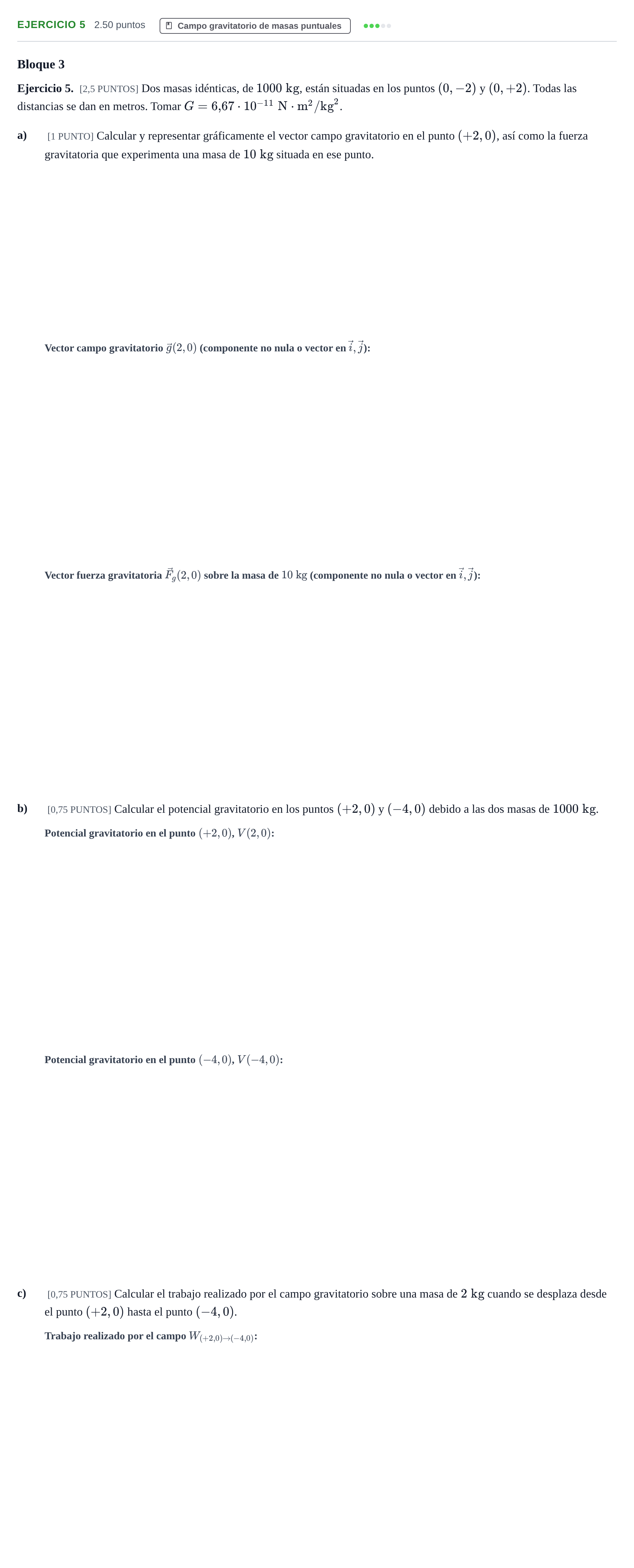 Enunciado: Ejercicio 5 · Física PAU Cantabria Ordinaria 2021
