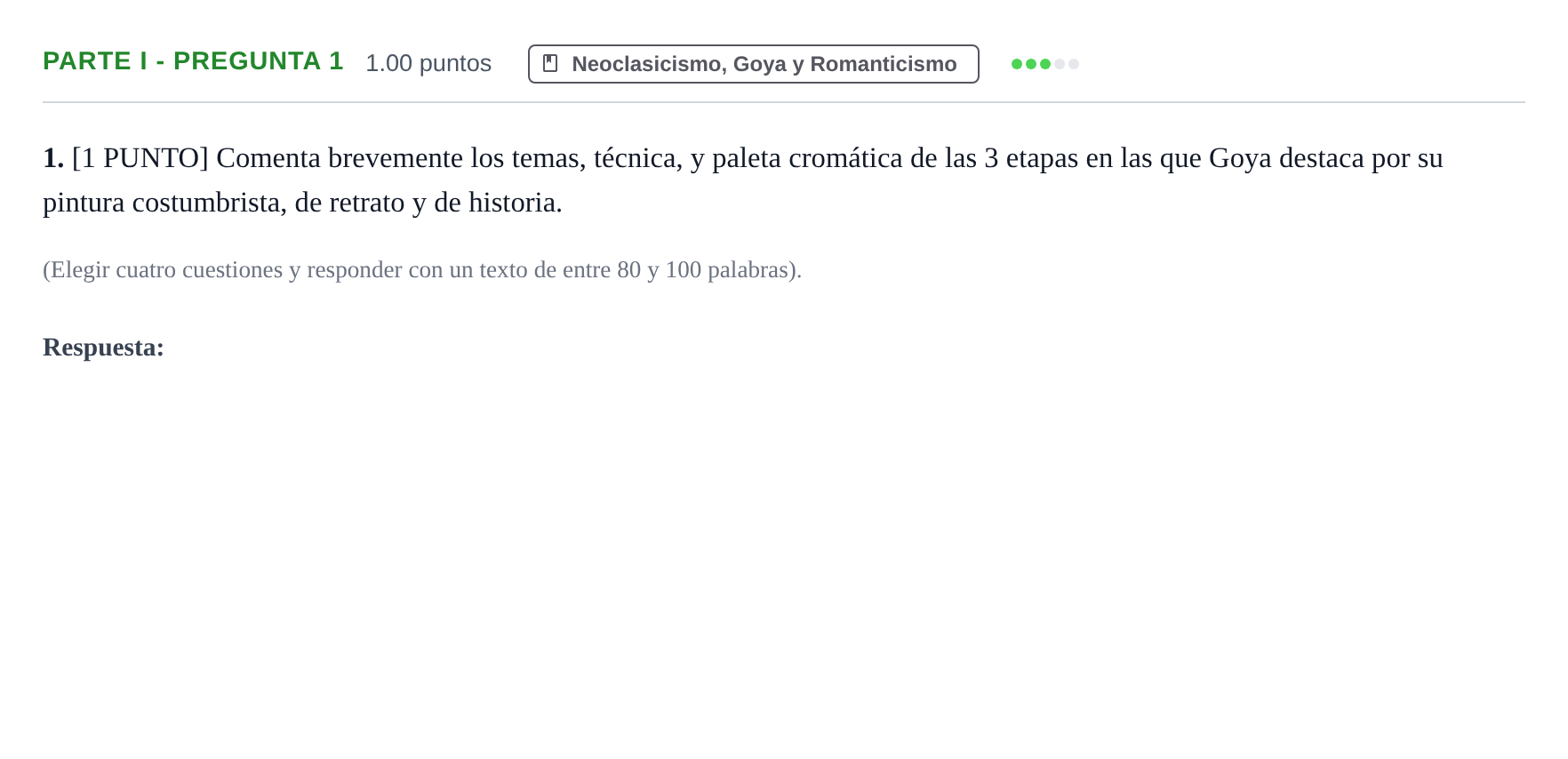 Enunciado: Ejercicio Parte I - Pregunta 1 · Fundamentos Artísticos PAU Cantabria Ordinaria 2021