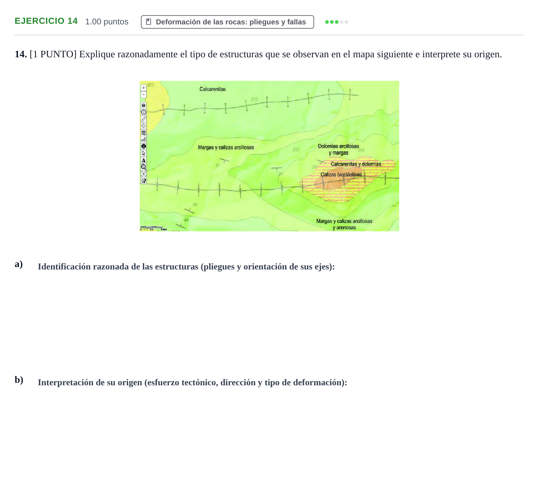 Enunciado: Problema 14 · Geología y Ciencias Ambientales PAU Cantabria Ordinaria 2021