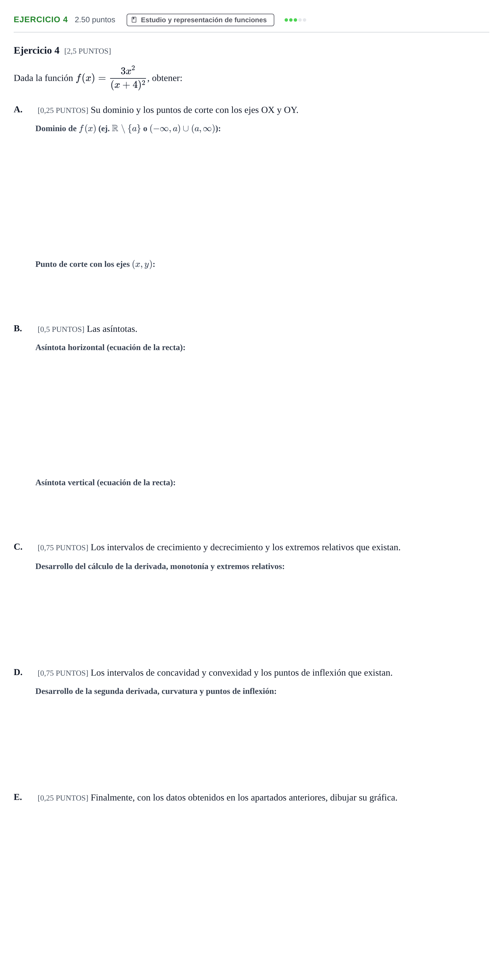 Enunciado: Ejercicio 4 · Matemáticas aplicadas a las Ciencias Sociales II PAU Cantabria Ordinaria 2021