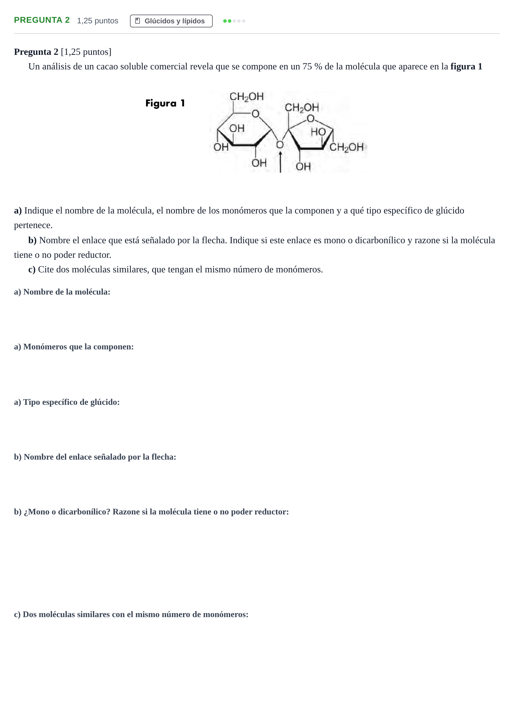 Enunciado: Pregunta 2 · Biología PAU Cantabria Extraordinaria 2024