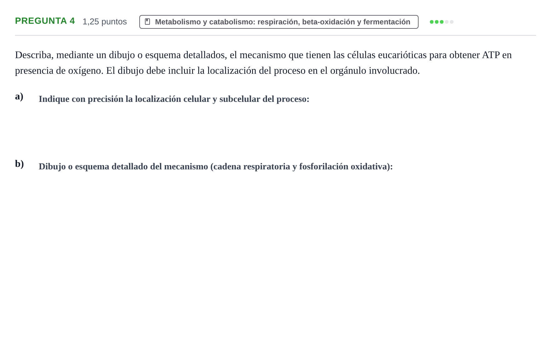 Enunciado: Pregunta 4 · Biología PAU Cantabria Extraordinaria 2024