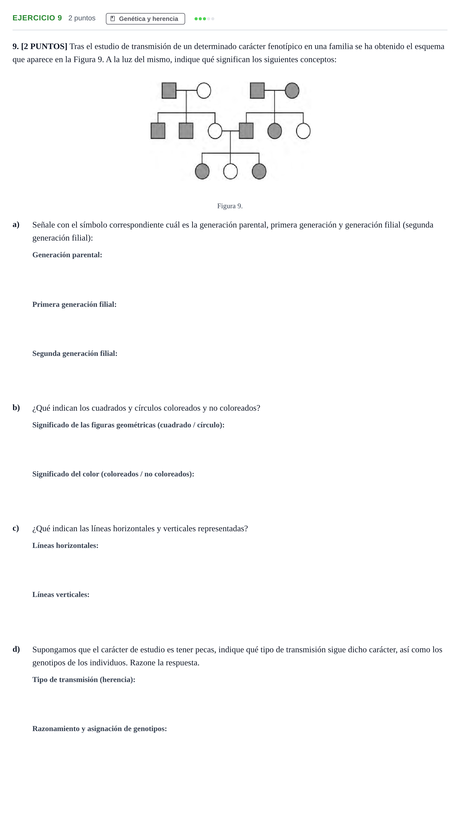 Enunciado: Problema 9 · Ciencias Generales PAU Cantabria Extraordinaria 2024