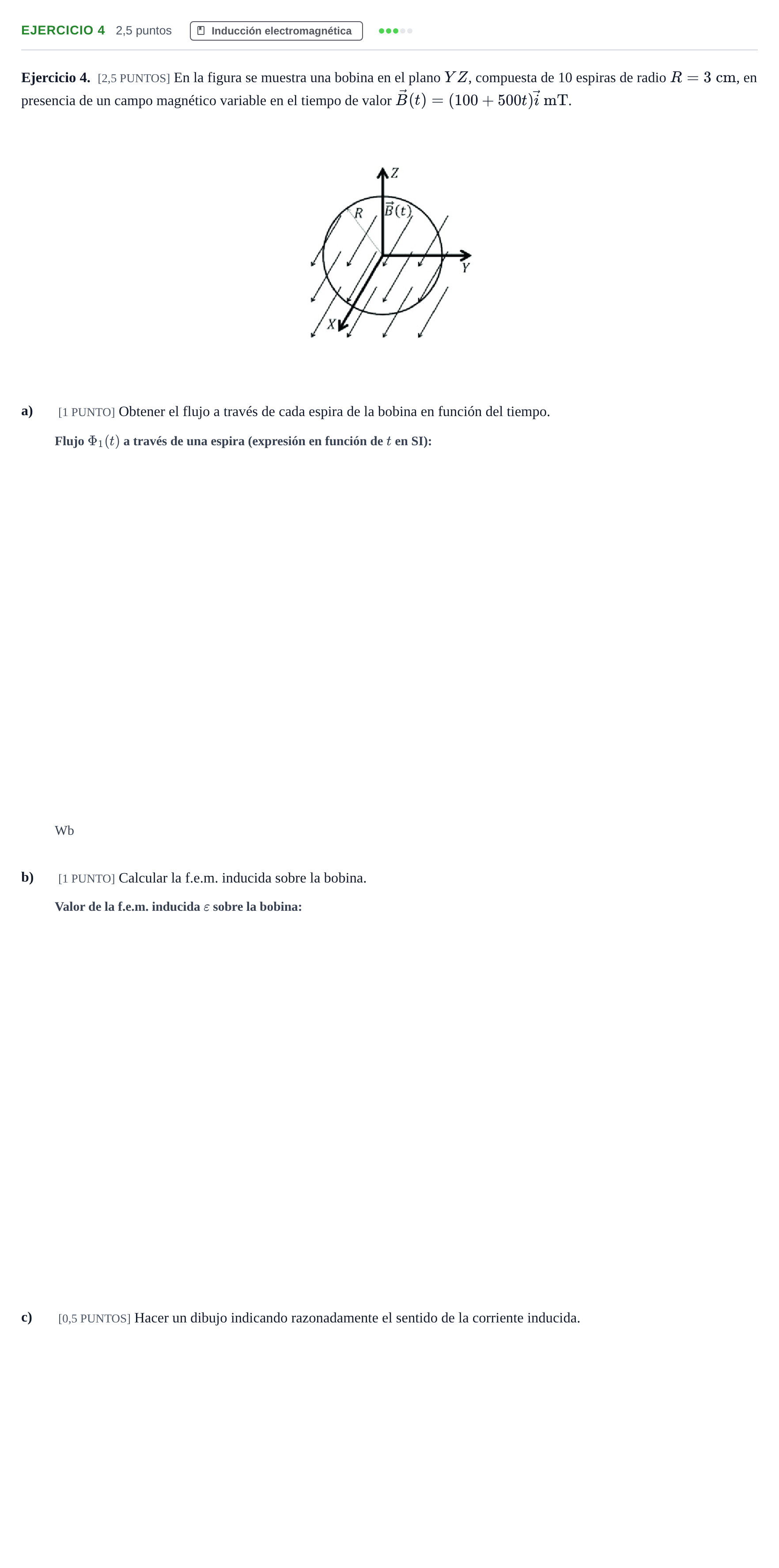Enunciado: Ejercicio 4 · Física PAU Cantabria Extraordinaria 2024