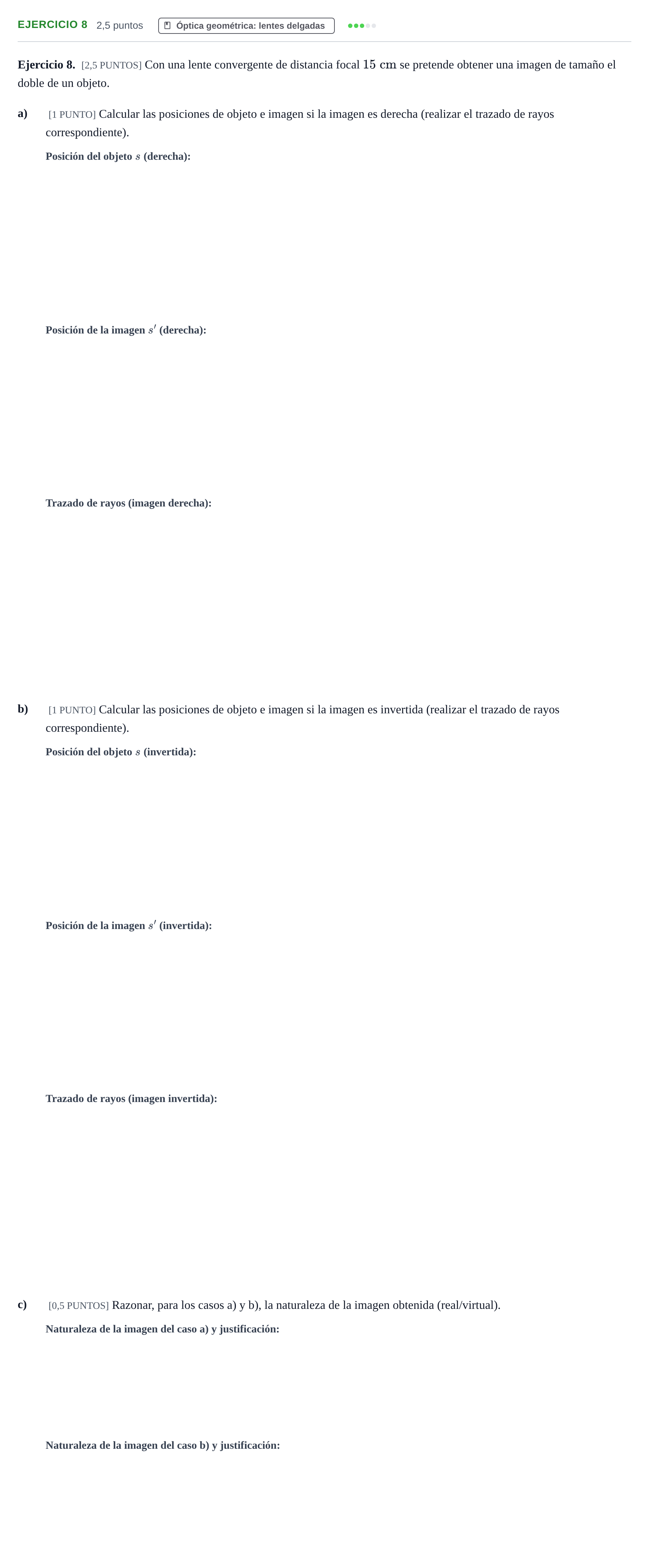 Enunciado: Ejercicio 8 · Física PAU Cantabria Ordinaria 2024