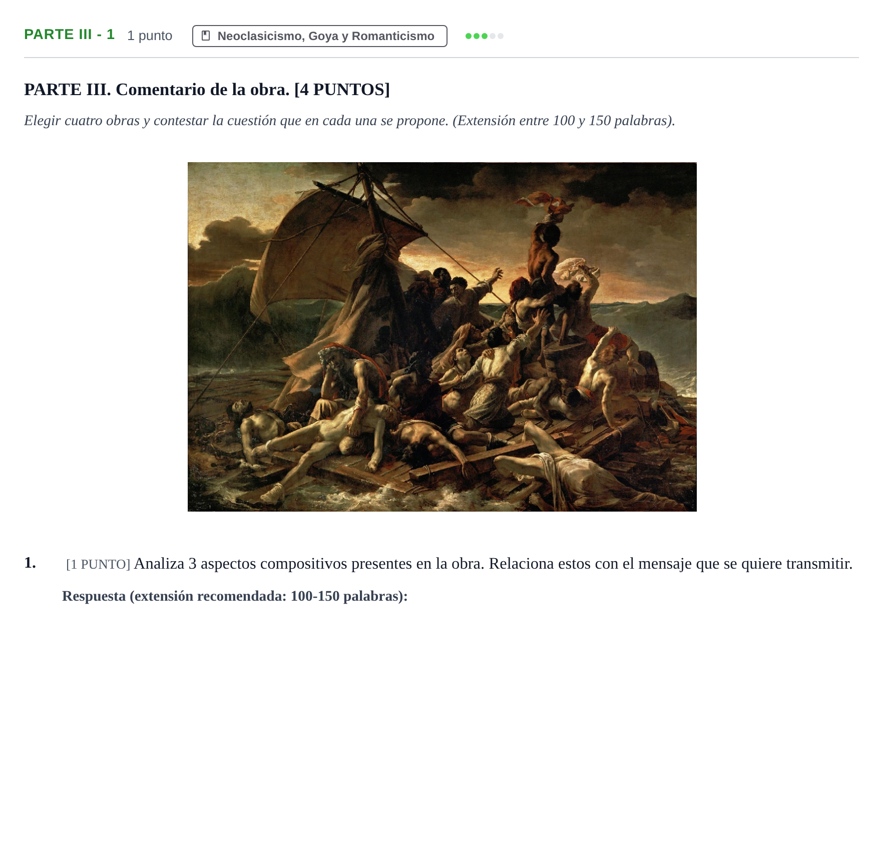 Enunciado: Ejercicio Parte III - 1 · Fundamentos Artísticos PAU Cantabria Ordinaria (Fundamentos del Arte II) 2024
