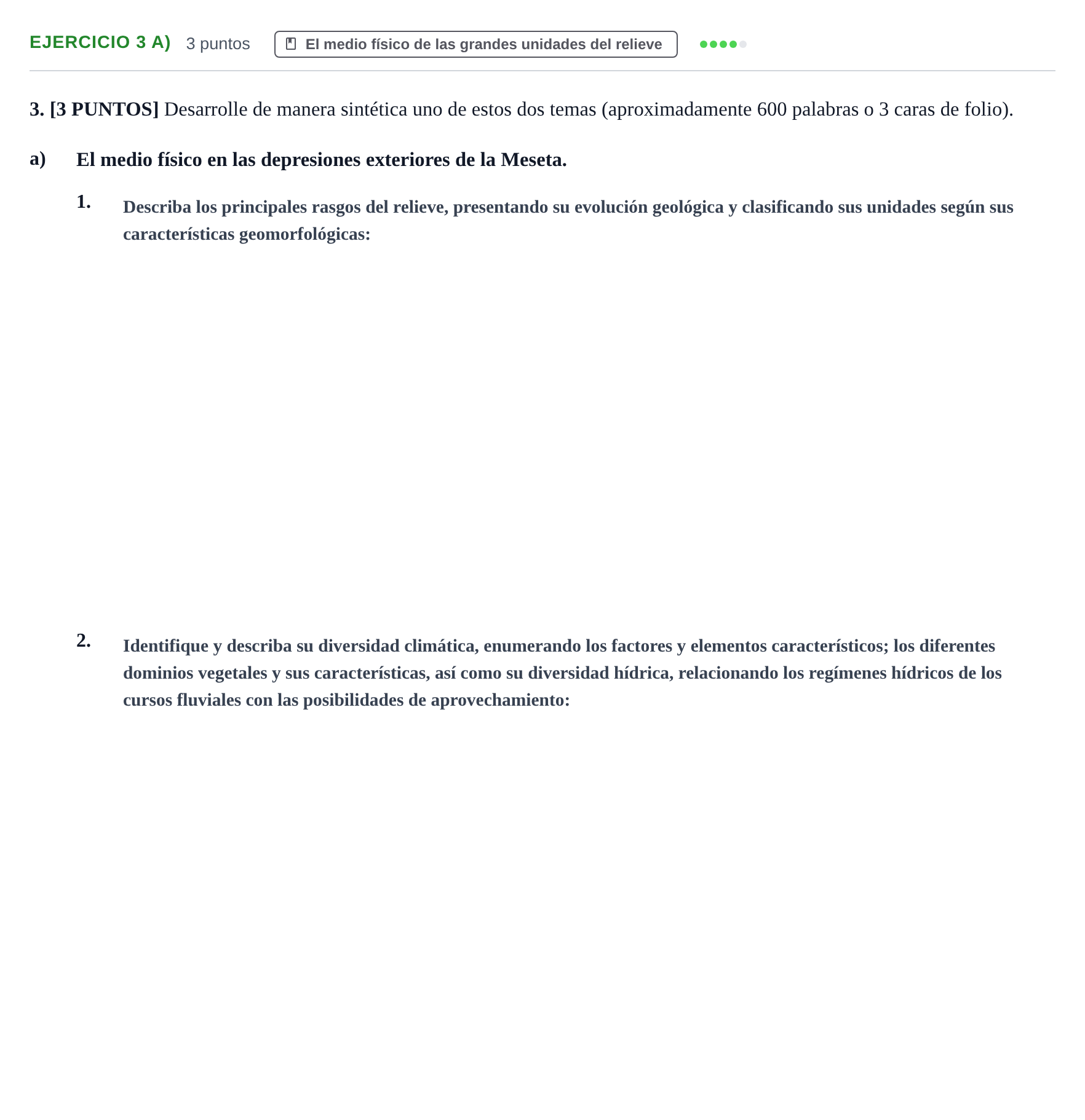Enunciado: Ejercicio 3 a) · Geografía PAU Cantabria Extraordinaria 2024