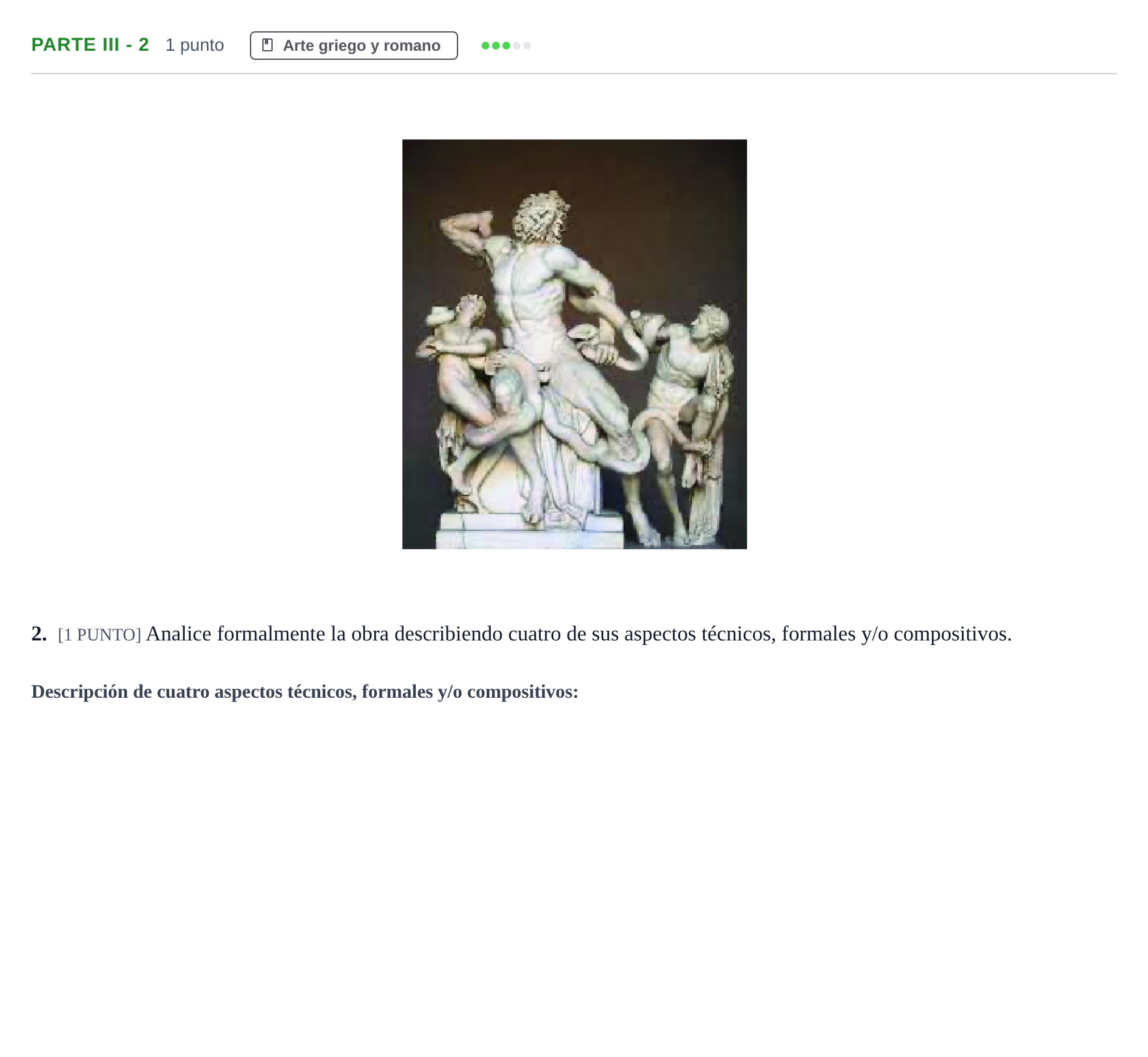 Enunciado: Ejercicio Parte III - 2 · Fundamentos Artísticos PAU Cantabria Ordinaria 2024