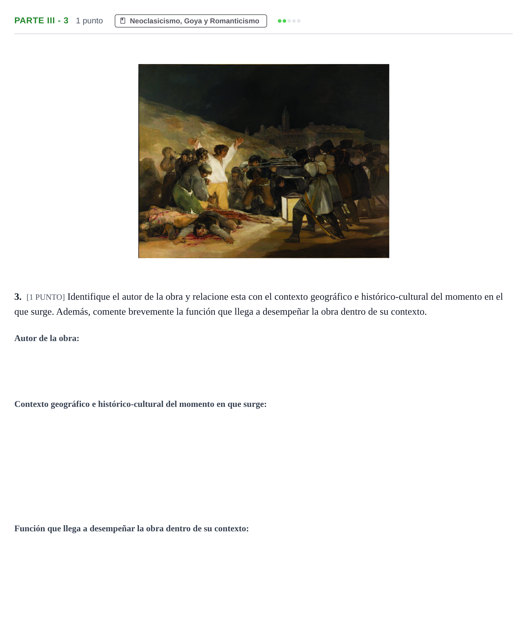 Enunciado: Ejercicio Parte III - 3 · Fundamentos Artísticos PAU Cantabria Ordinaria 2024