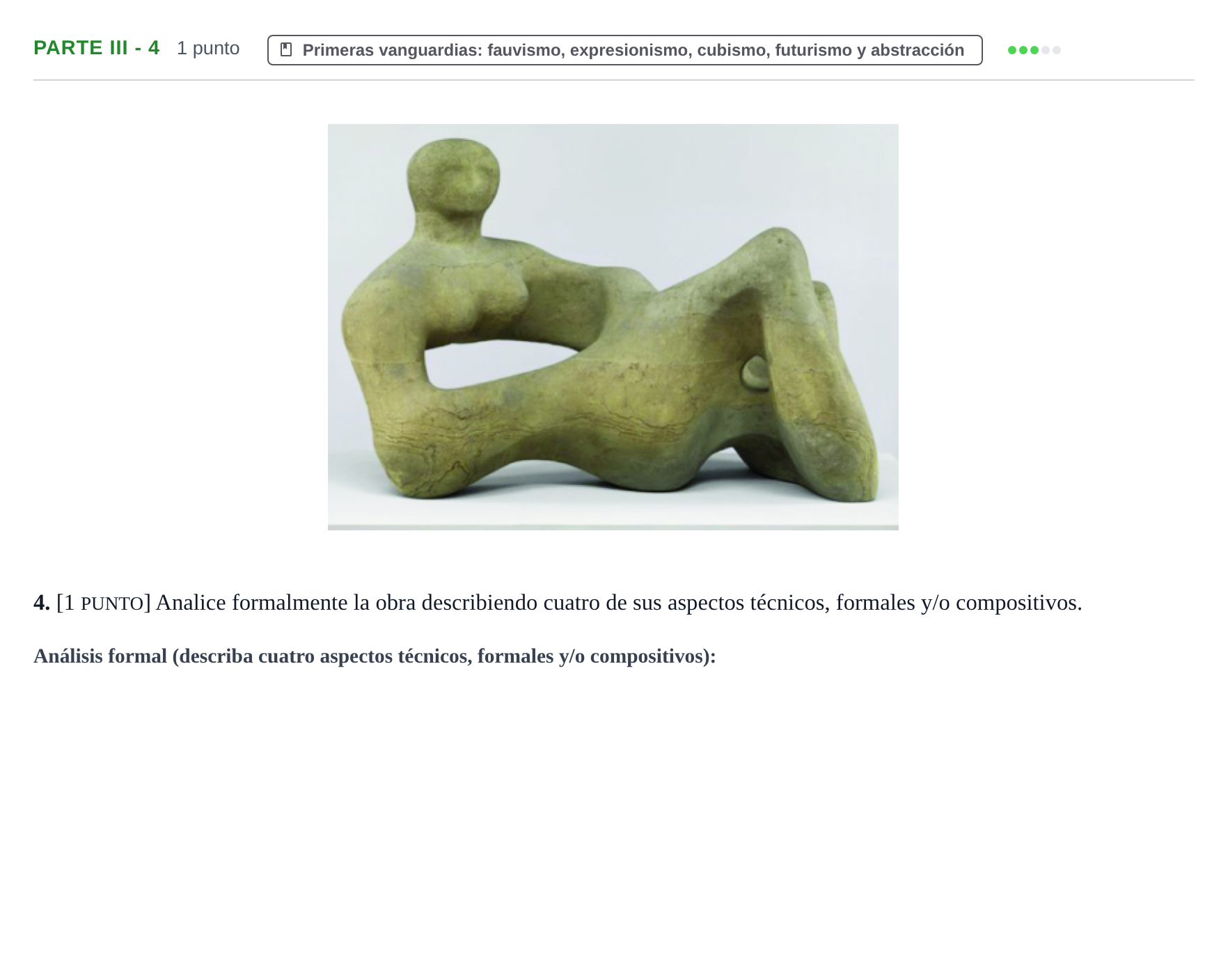 Enunciado: Ejercicio Parte III - 4 · Fundamentos Artísticos PAU Cantabria Ordinaria 2024
