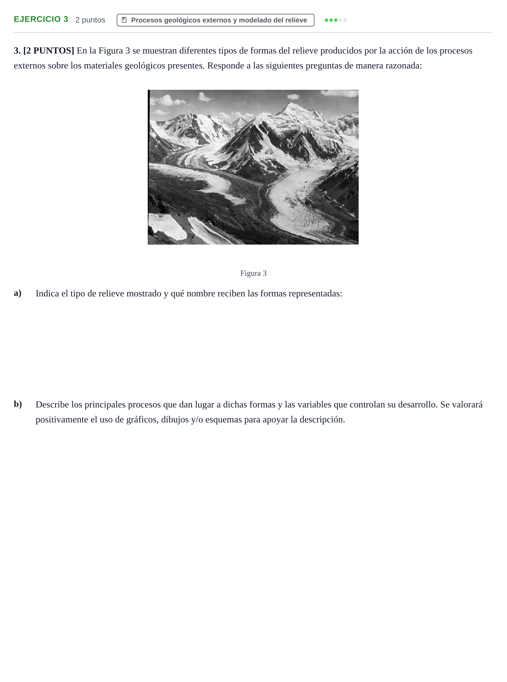 Enunciado: Problema 3 · Geología y Ciencias Ambientales PAU Cantabria Ordinaria 2024