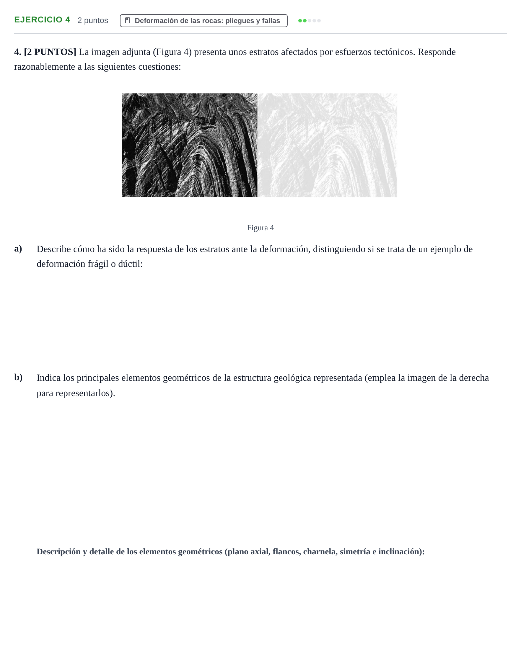 Enunciado: Problema 4 · Geología y Ciencias Ambientales PAU Cantabria Ordinaria 2024
