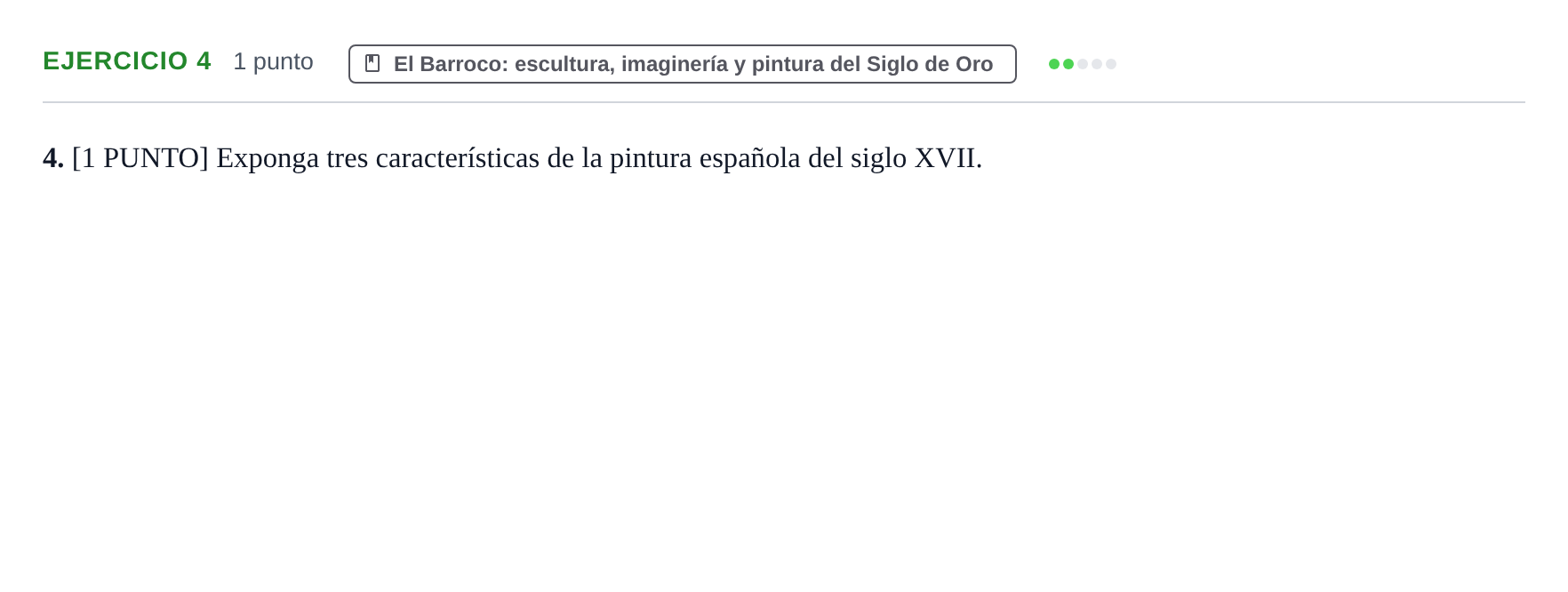 Enunciado: Problema 4 · Historia del Arte PAU Cantabria Ordinaria 2024