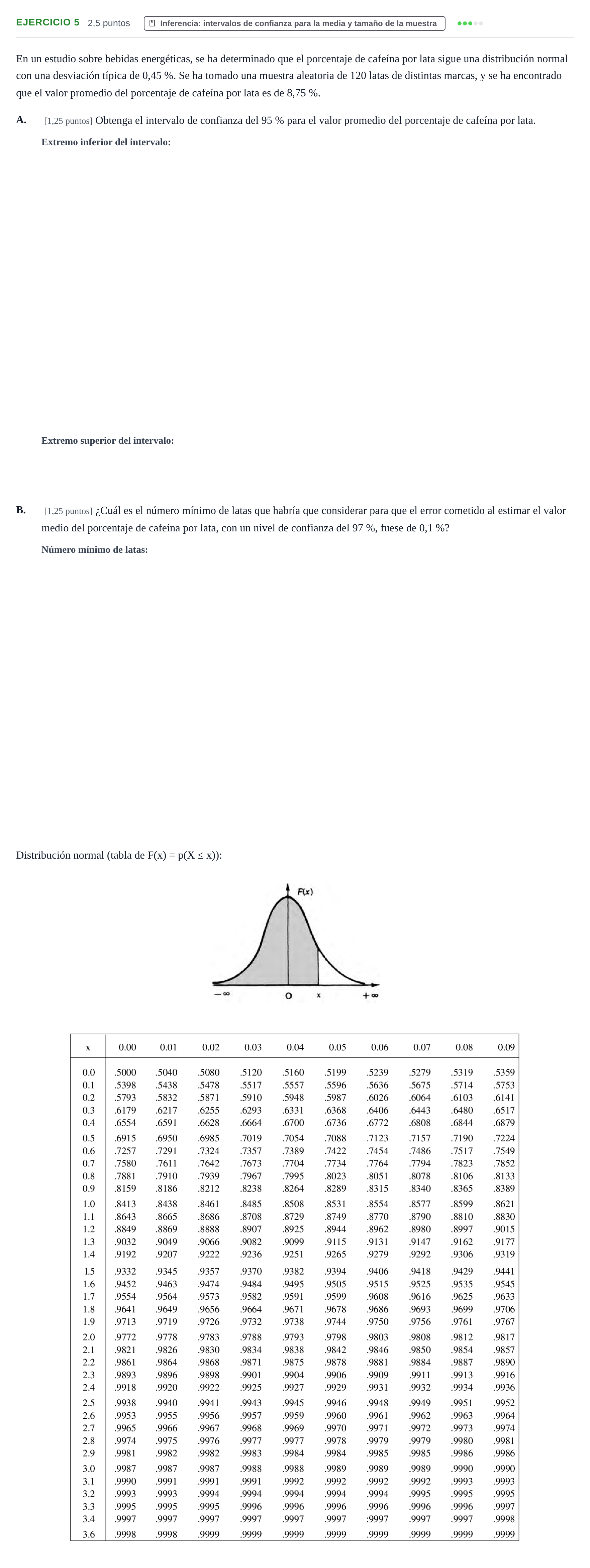 Enunciado: Ejercicio 5 · Matemáticas aplicadas a las Ciencias Sociales II PAU Cantabria Extraordinaria 2024