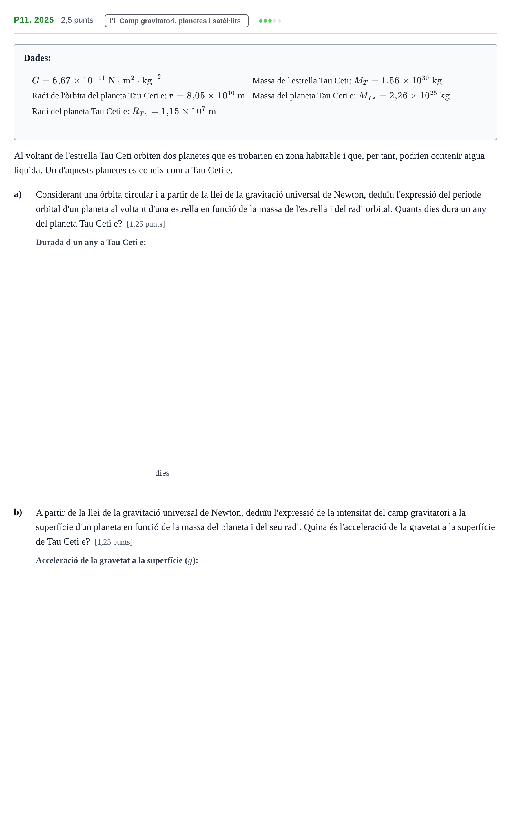 Enunciado: P11. 2025