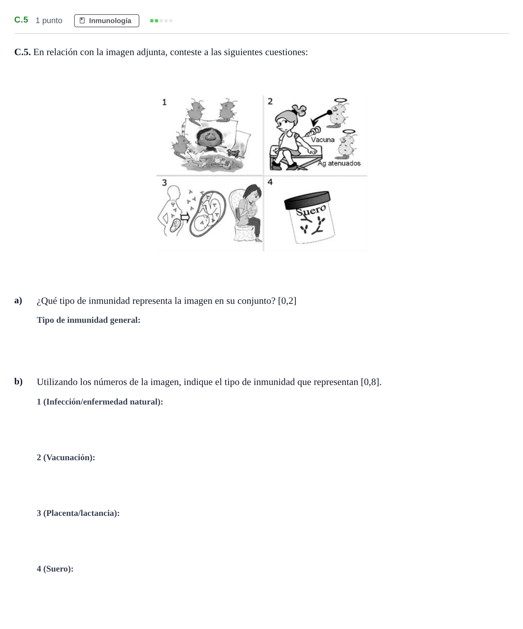 Enunciado: Ejercicio C.5 · Biología PAU Andalucía Examen 2 2020