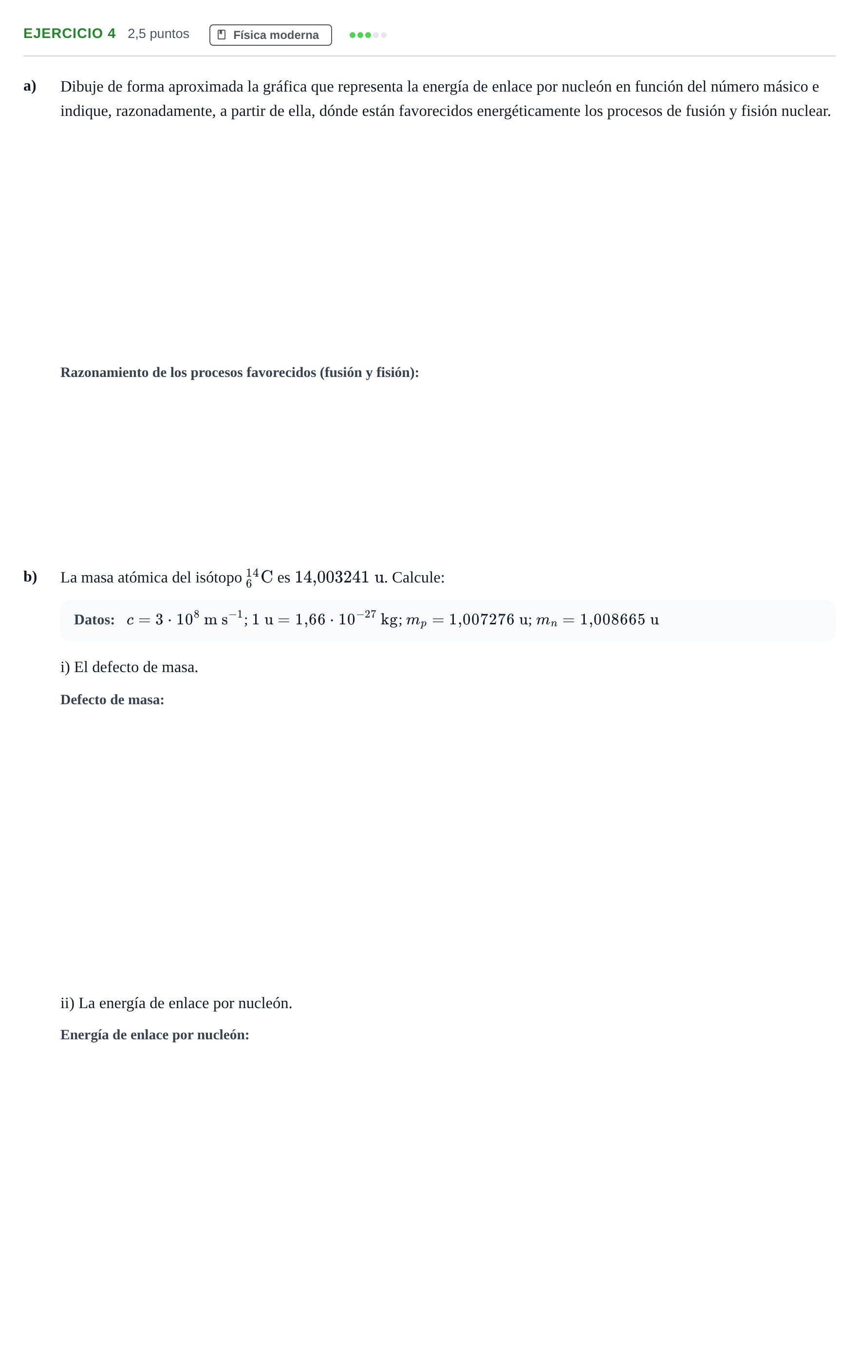 Enunciado: Problema 4 · Física PAU Andalucía Examen B 2020