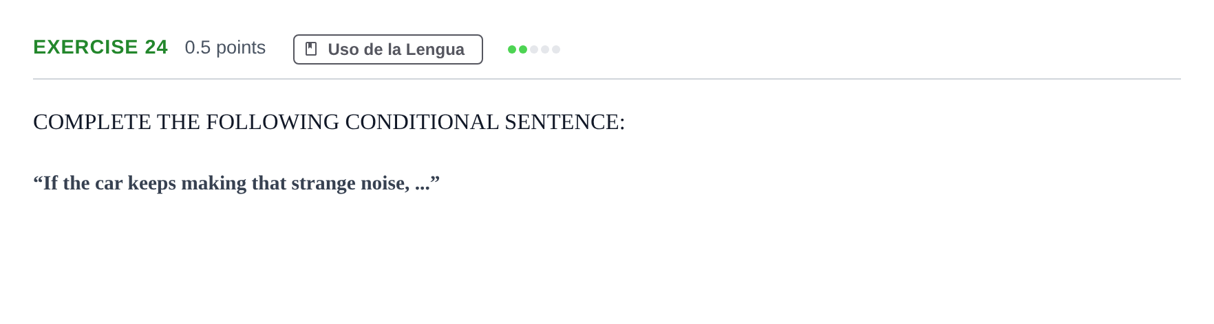 Enunciado: Problema 24 · Inglés PAU Andalucía Examen E 2020