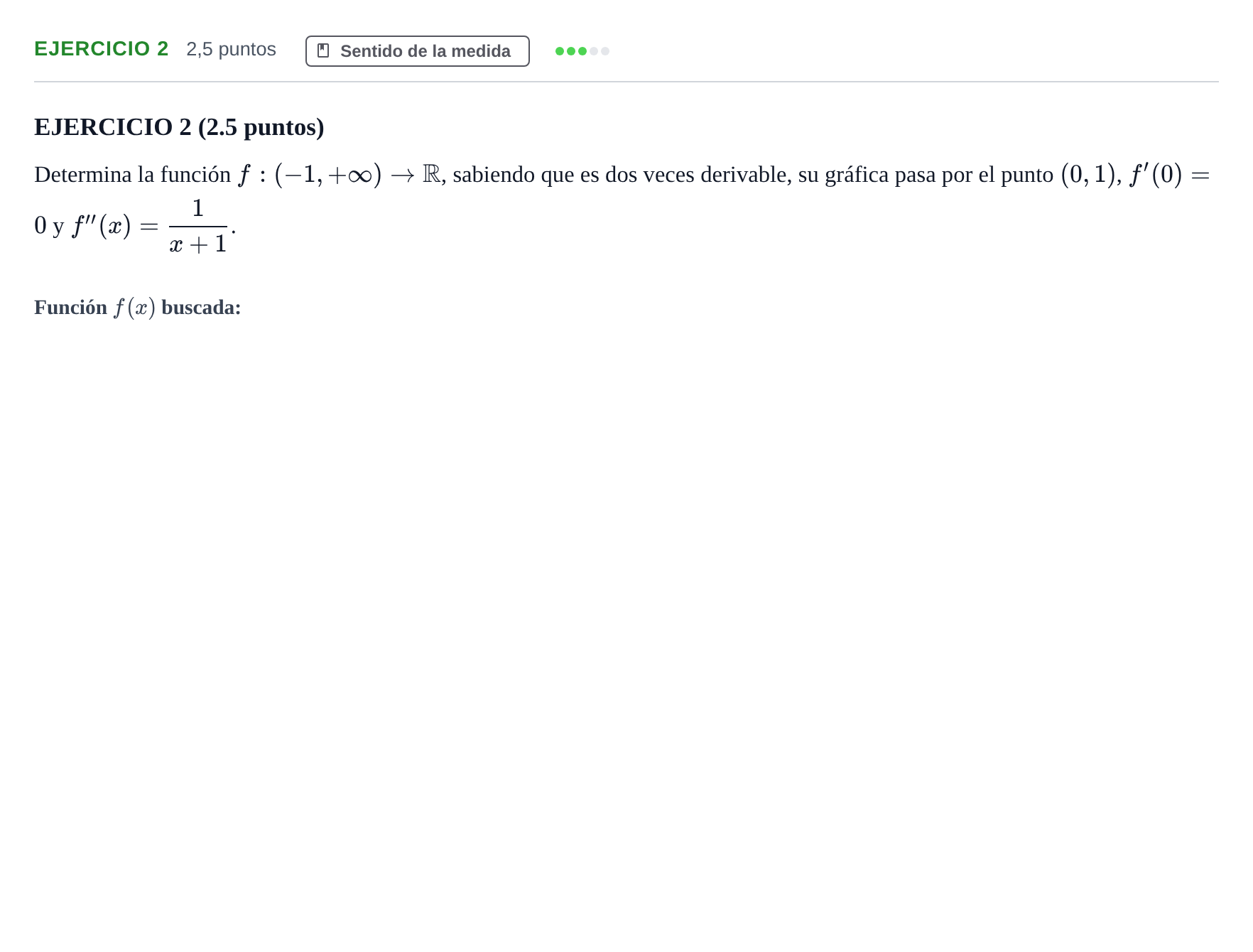 Enunciado: EJERCICIO 2 · Matemáticas II PAU Andalucía Examen 2 2020