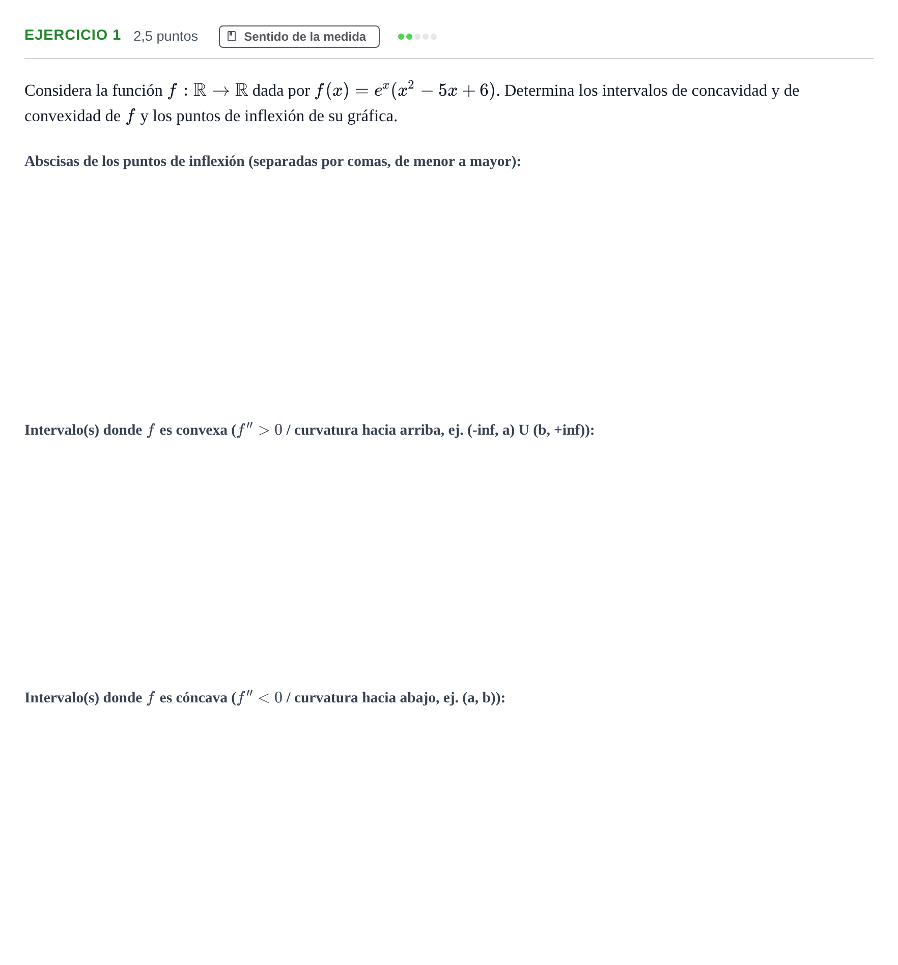 Enunciado: EJERCICIO 1 · Matemáticas II PAU Andalucía Examen 4 2020