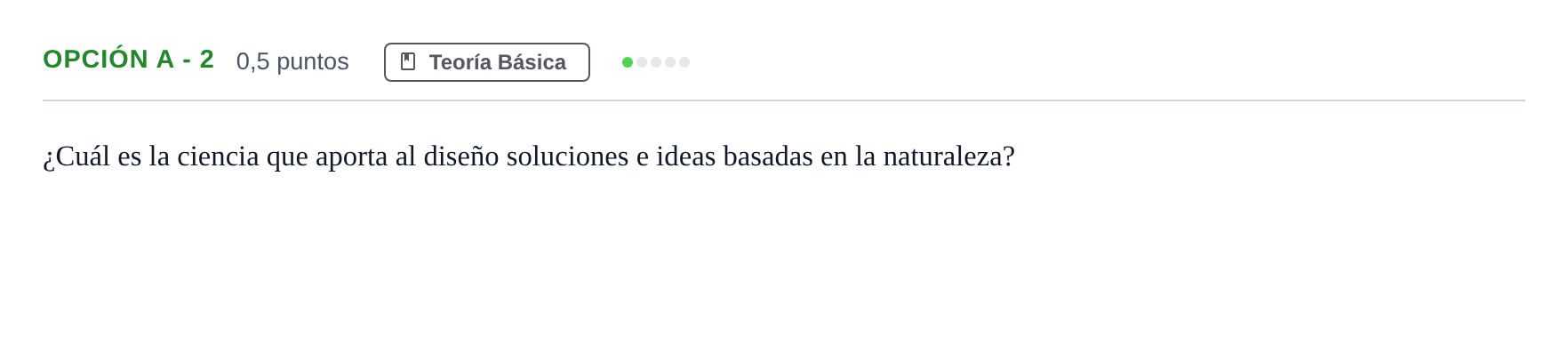 Enunciado: Opción A - 2 · Diseño PAU Andalucía Ordinaria Titular 2019