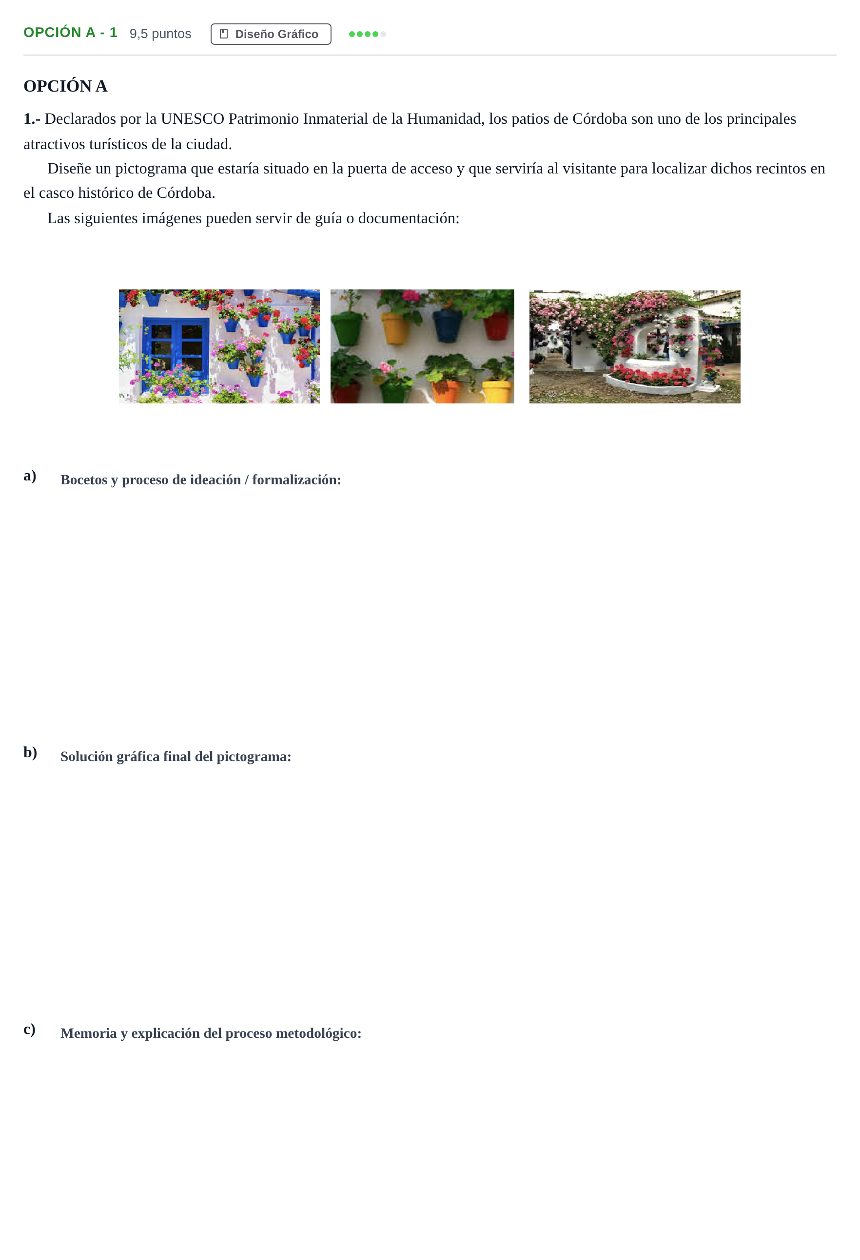 Enunciado: Opción A - 1 · Diseño PAU Andalucía Extraordinaria Titular 2019