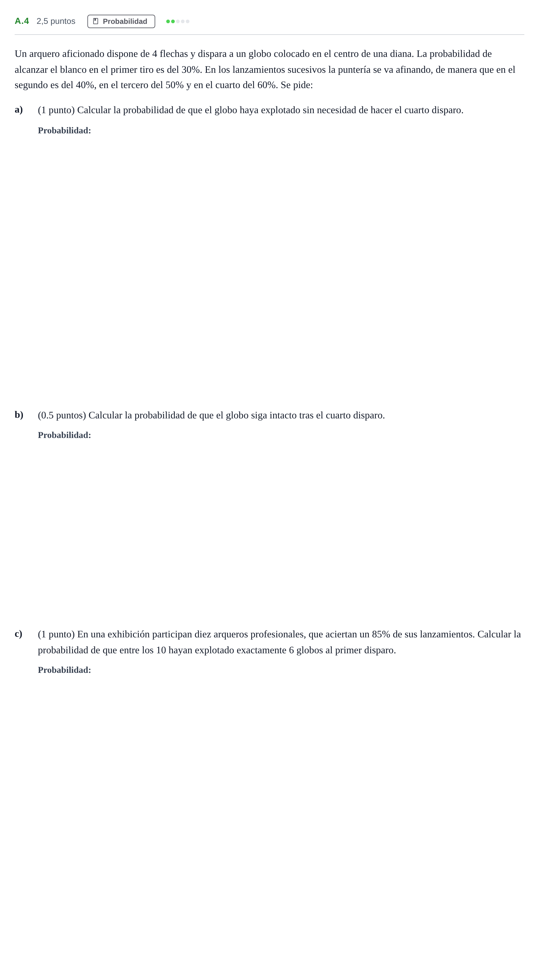 Enunciado: Ejercicio A.4 · Matemáticas II PAU Madrid Ordinaria 2020