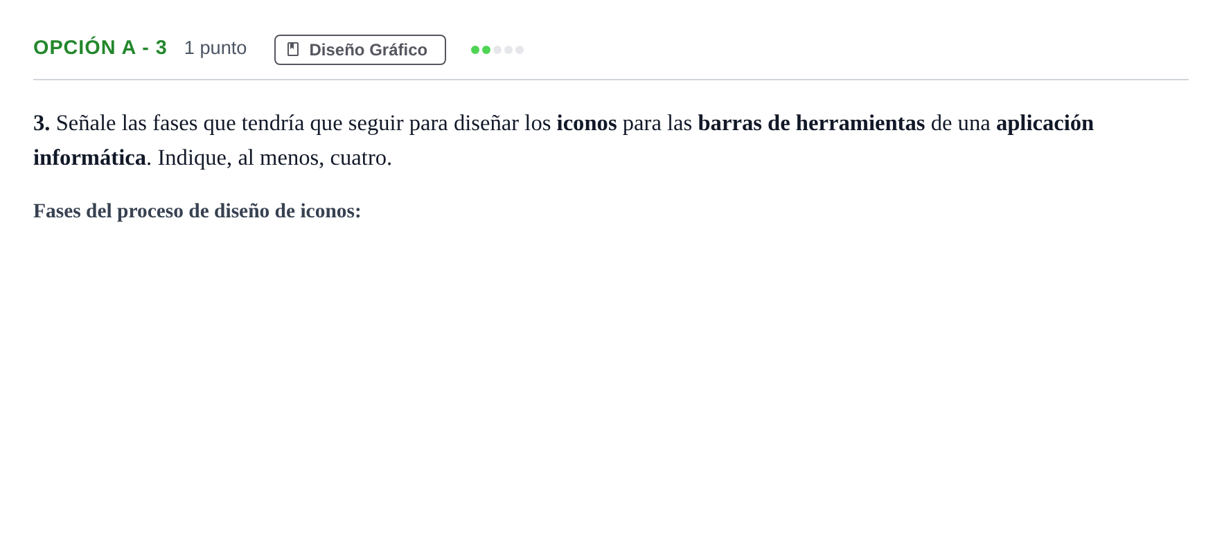 Enunciado: Opción A - 3 · Diseño PAU Madrid Ordinaria 2019