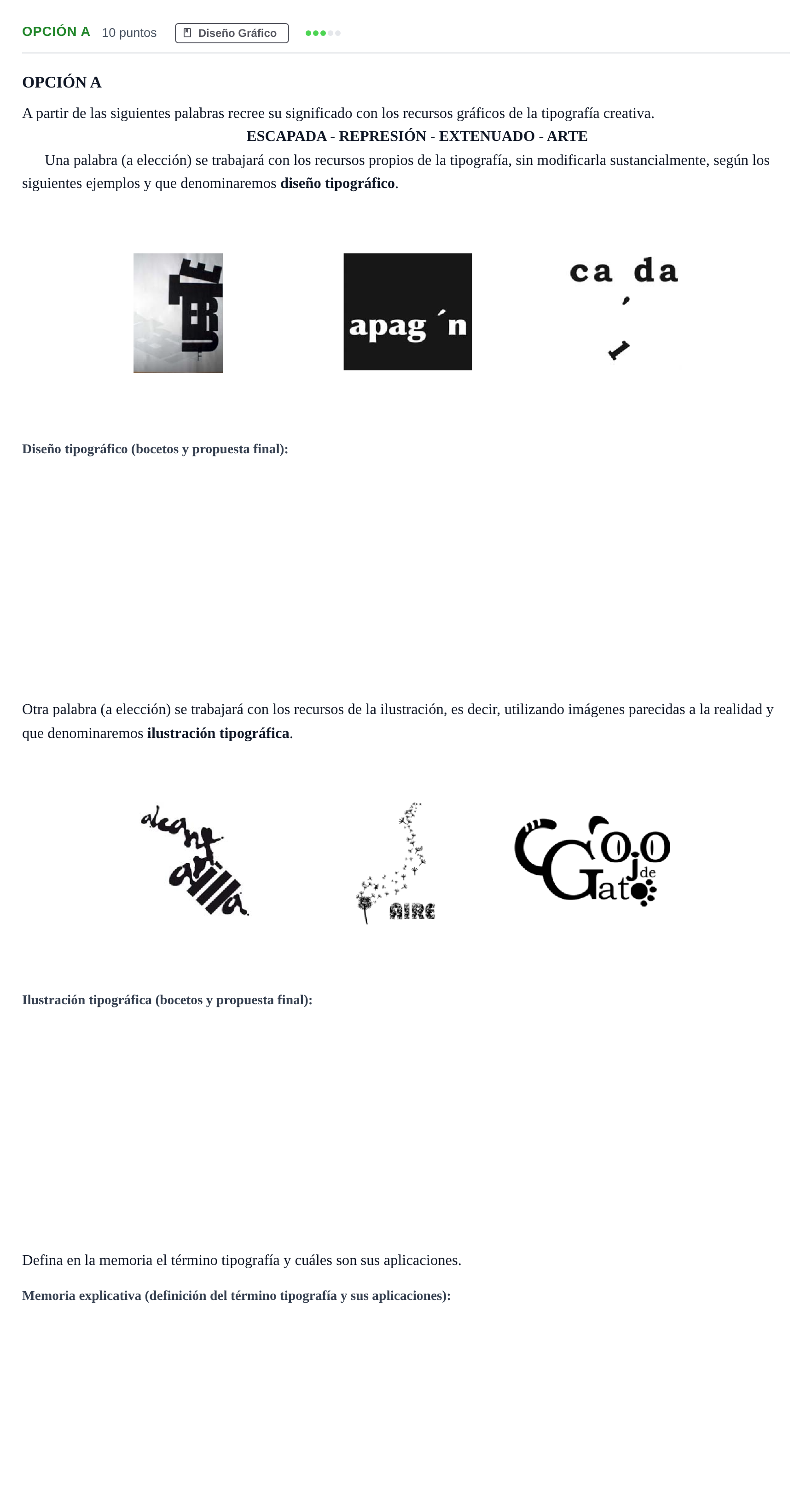 Enunciado: Opción A · Diseño PAU Andalucía Ordinaria Reserva B 2013