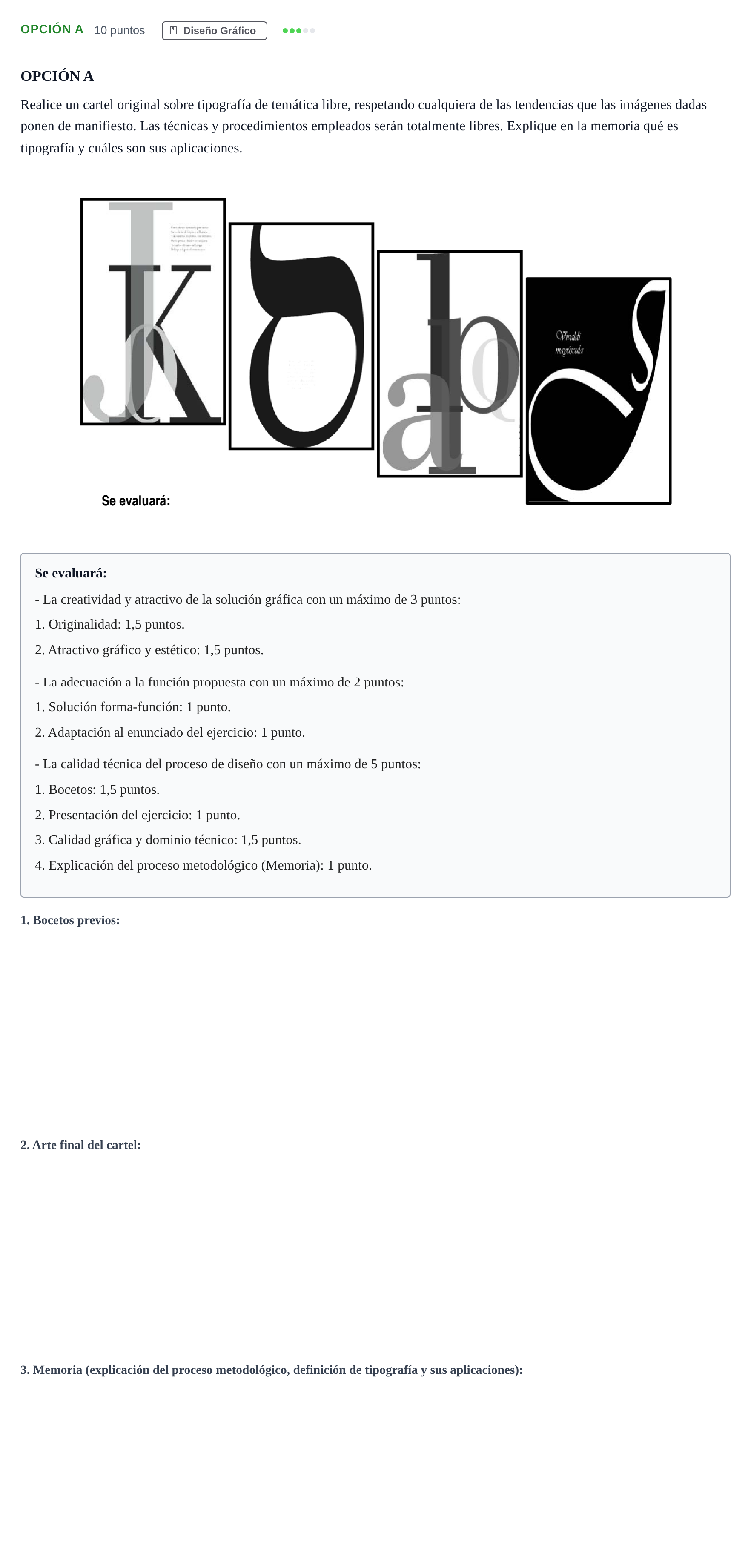 Enunciado: Opción A · Diseño PAU Andalucía Extraordinaria Reserva A 2013