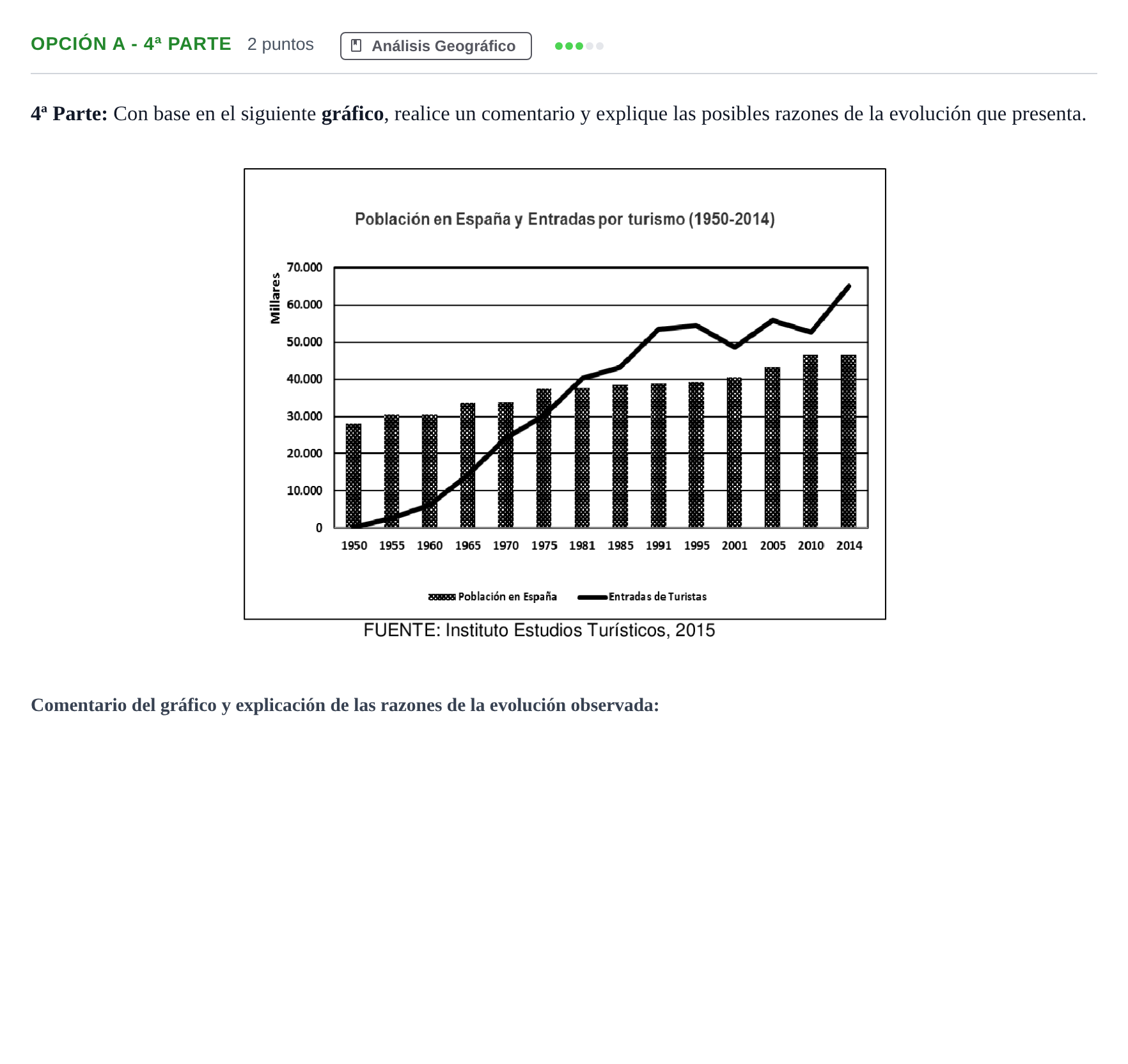 Enunciado: Opción A - 4ª Parte · Geografía PAU Madrid Modelo 2018