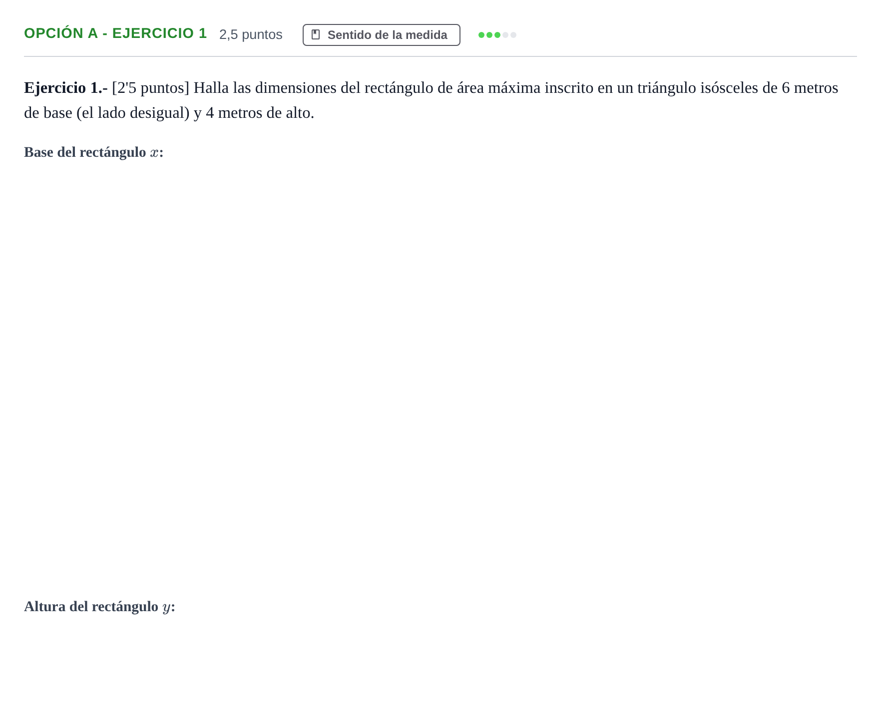 Enunciado: Opción A - Ejercicio 1 · Matemáticas II PAU Andalucía Ordinaria Reserva B 2013