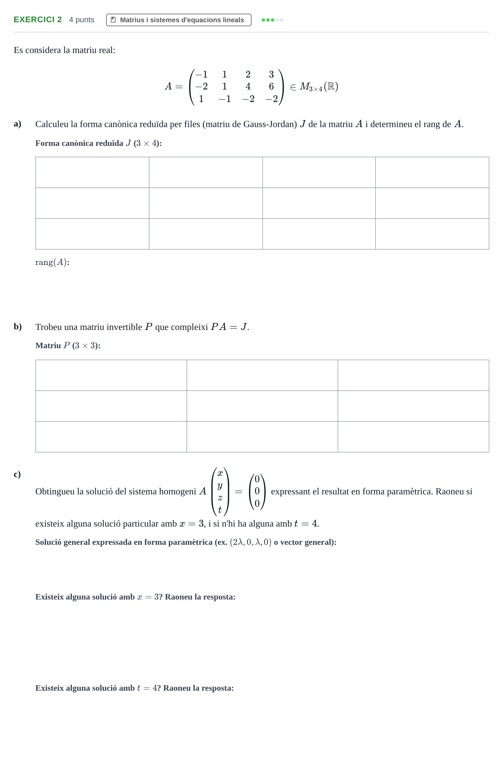 Enunciado: Exercici 2 · Álgebra UAB 2019