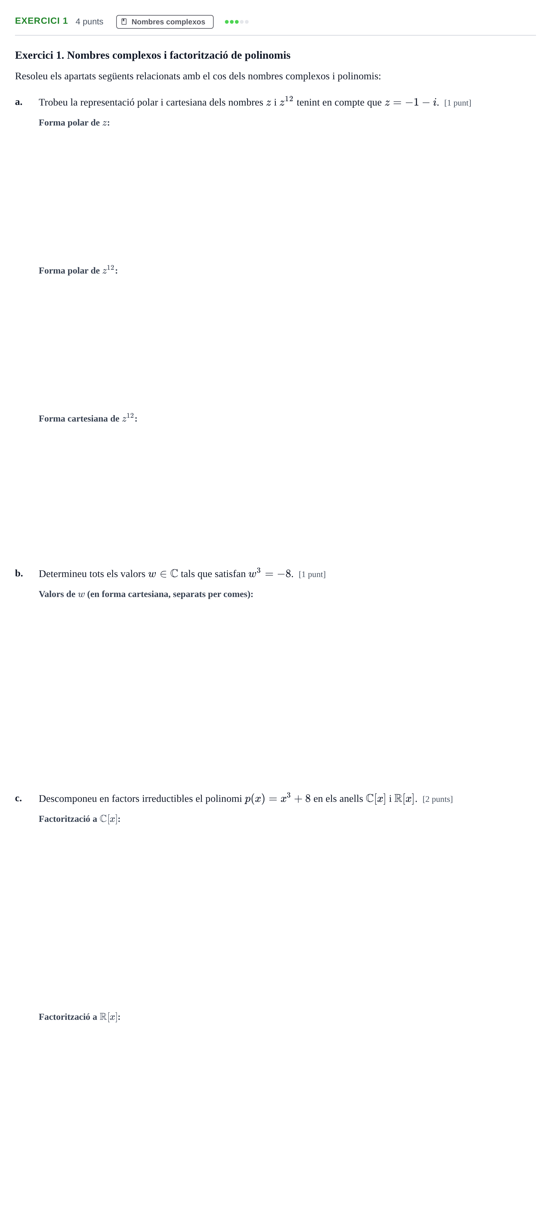 Enunciado: Problema 1 · Álgebra UAB 2020