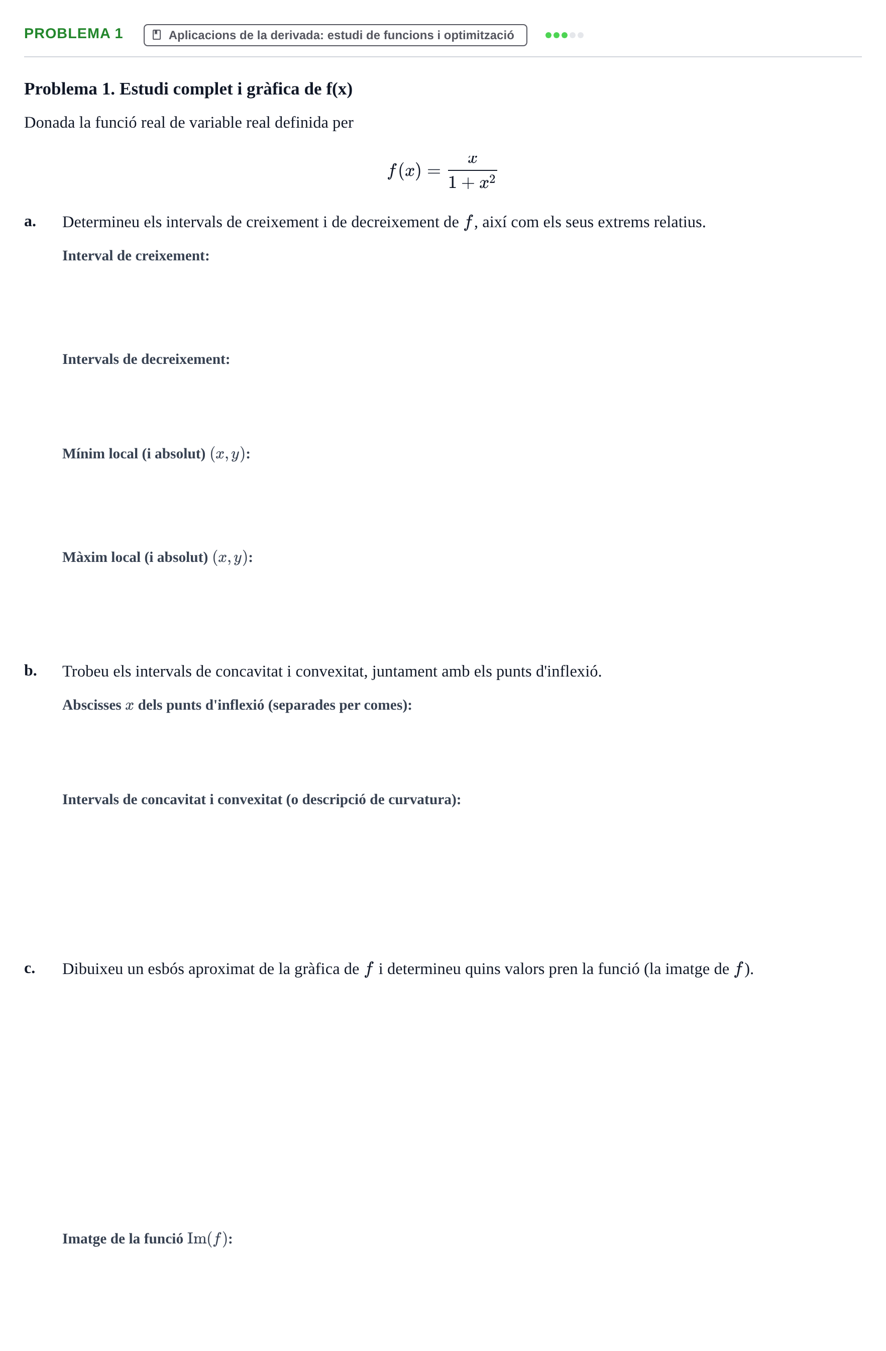 Enunciado: Problema 1 · Càlcul UAB Examen Parcial de Càlcul