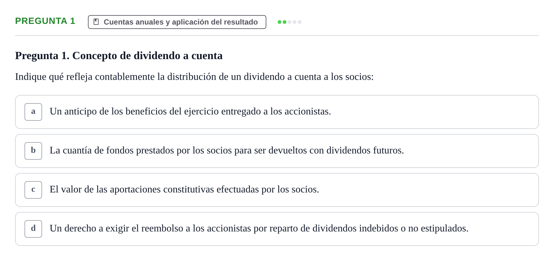 Enunciado: Pregunta 1 · Introducción a la Contabilidad UAB 2015