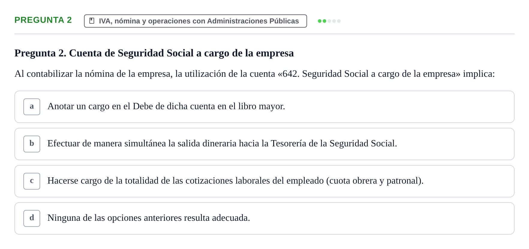 Enunciado: Pregunta 2 · Introducción a la Contabilidad UAB 2015