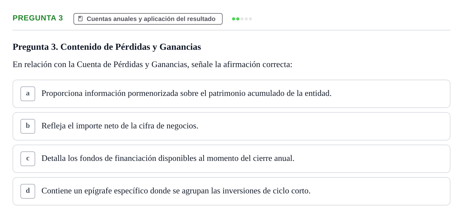 Enunciado: Pregunta 3 · Introducción a la Contabilidad UAB 2015