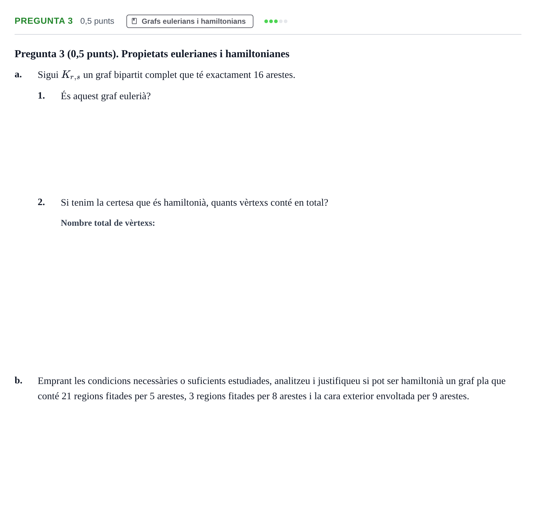Enunciado: Pregunta 3 · Matemática Discreta UAB 2023