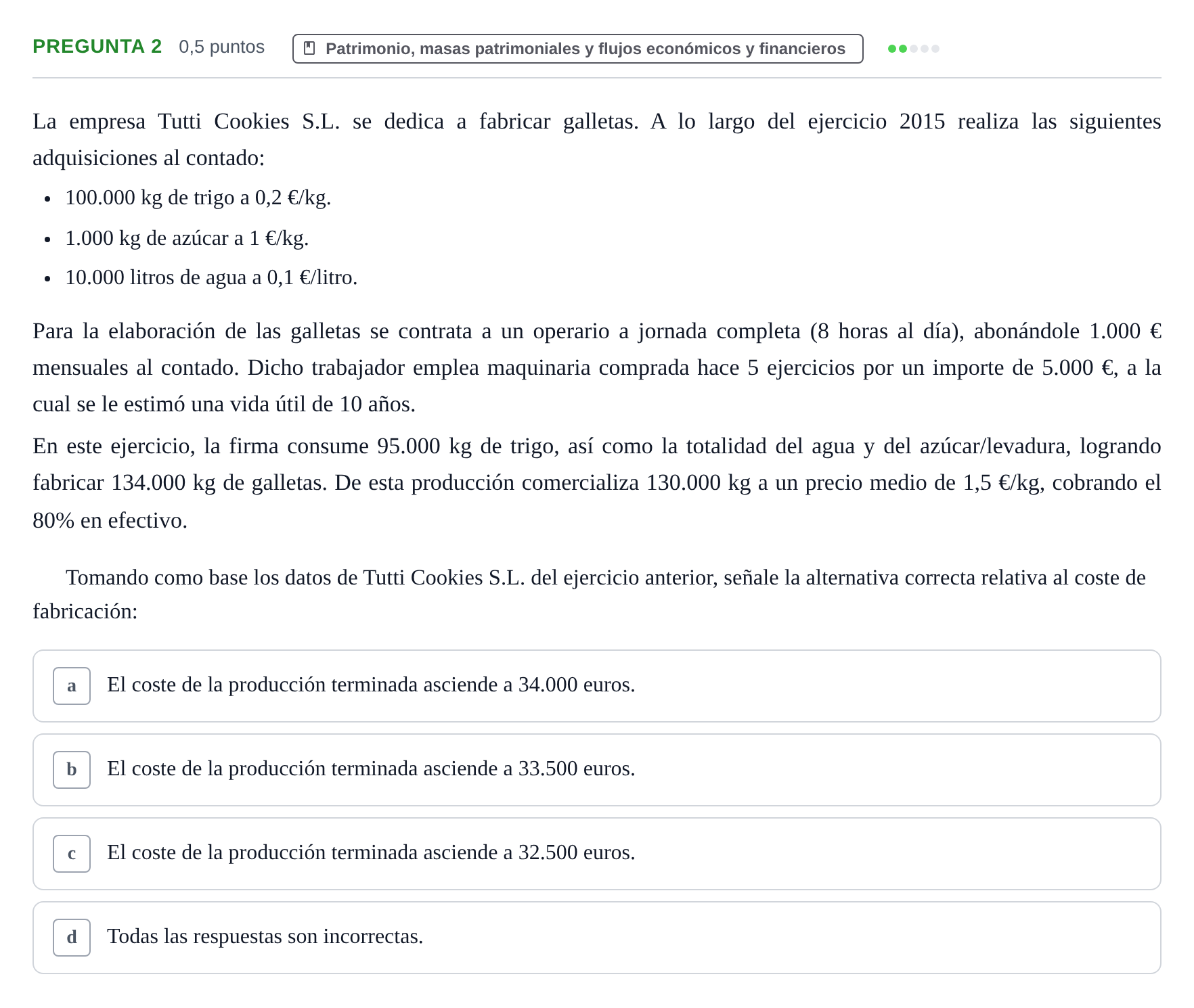 Enunciado: Pregunta 2 · Introducción a la Contabilidad UAB 2017