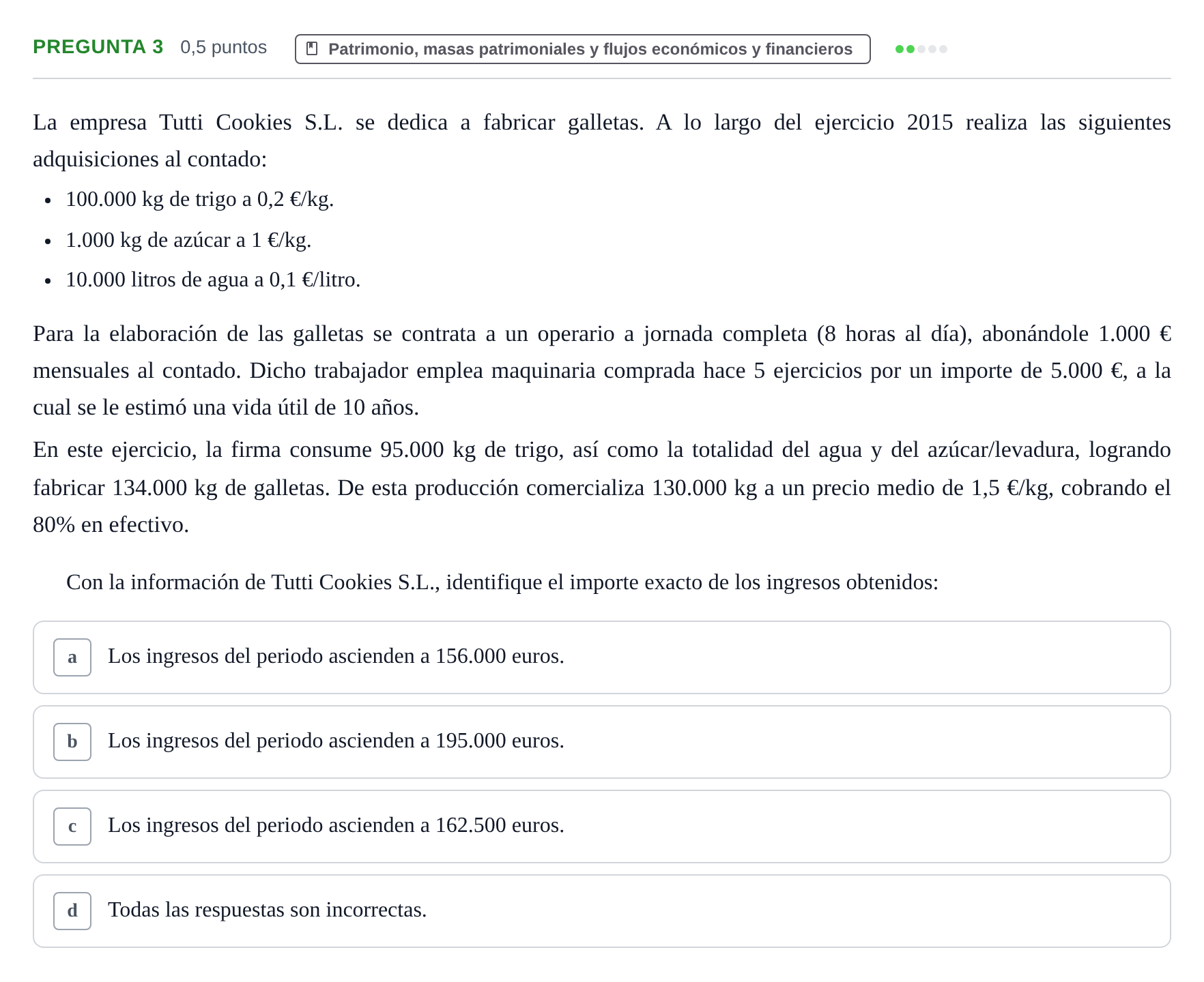 Enunciado: Pregunta 3 · Introducción a la Contabilidad UAB 2017
