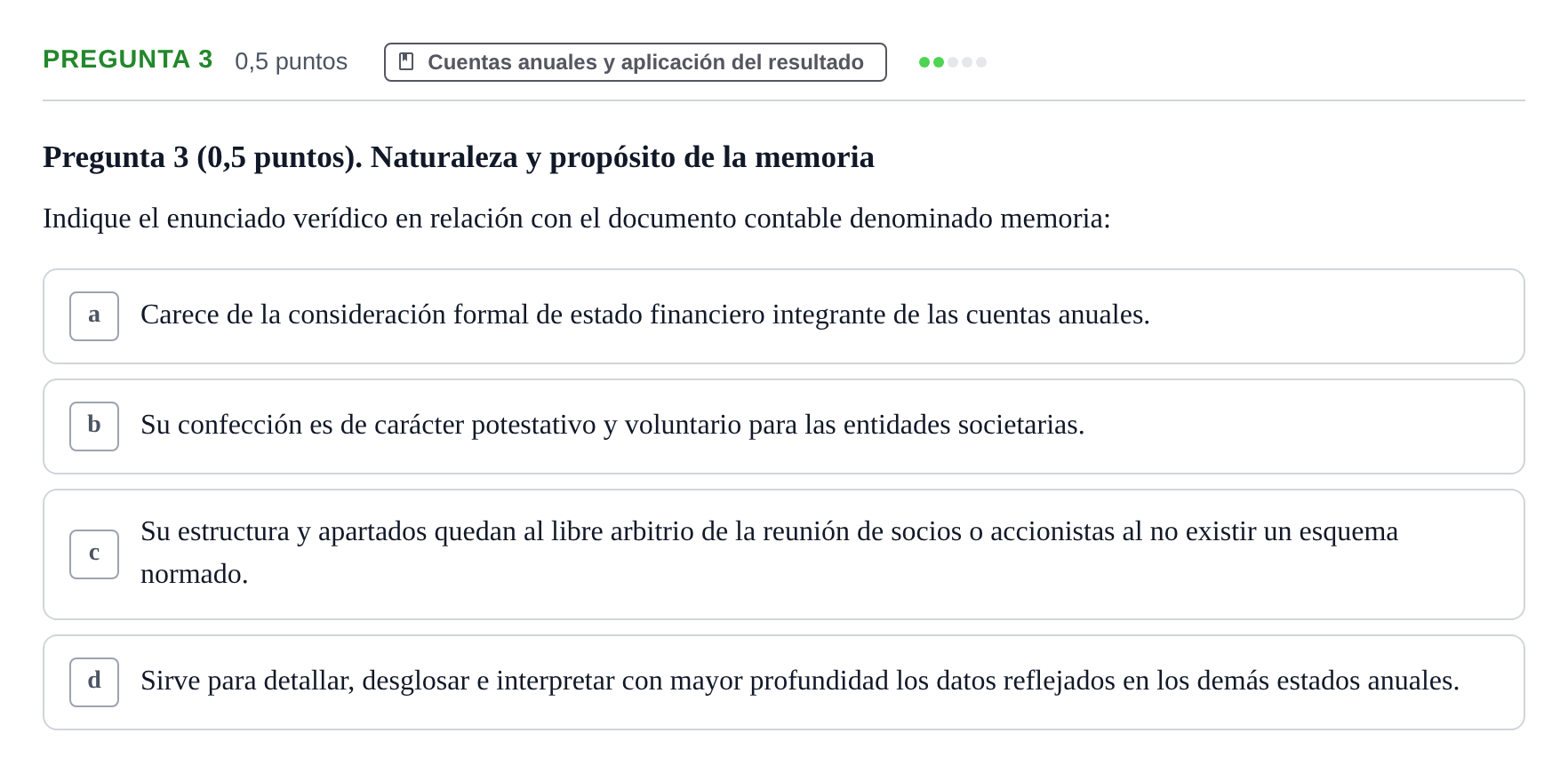 Enunciado: Pregunta 3 · Introducción a la Contabilidad UAB 2016