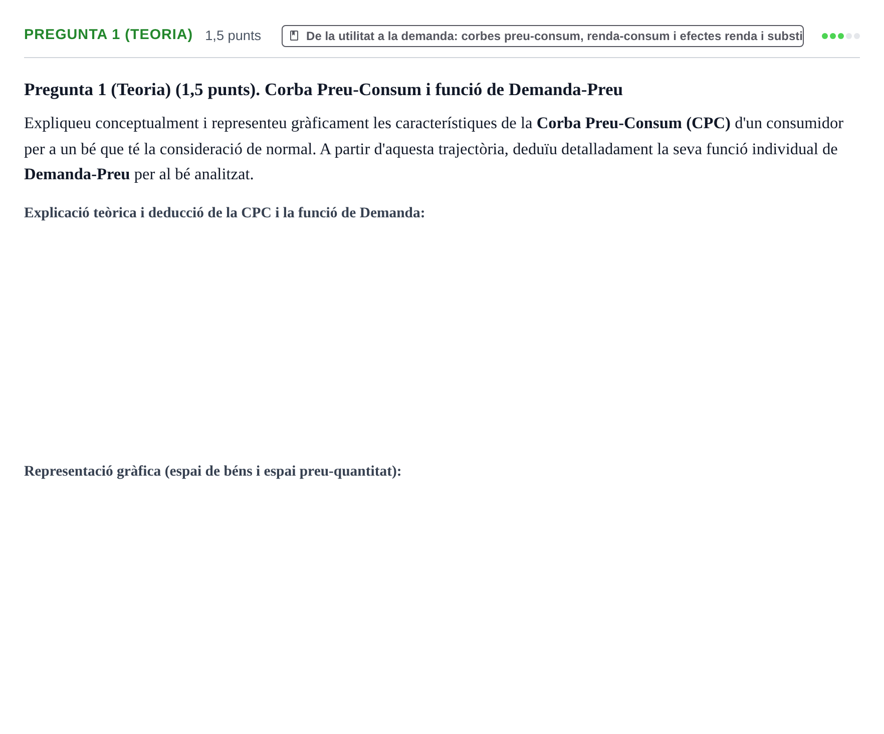 Enunciado: Pregunta 1 (Teoria) · Microeconomía UB Juny 2021