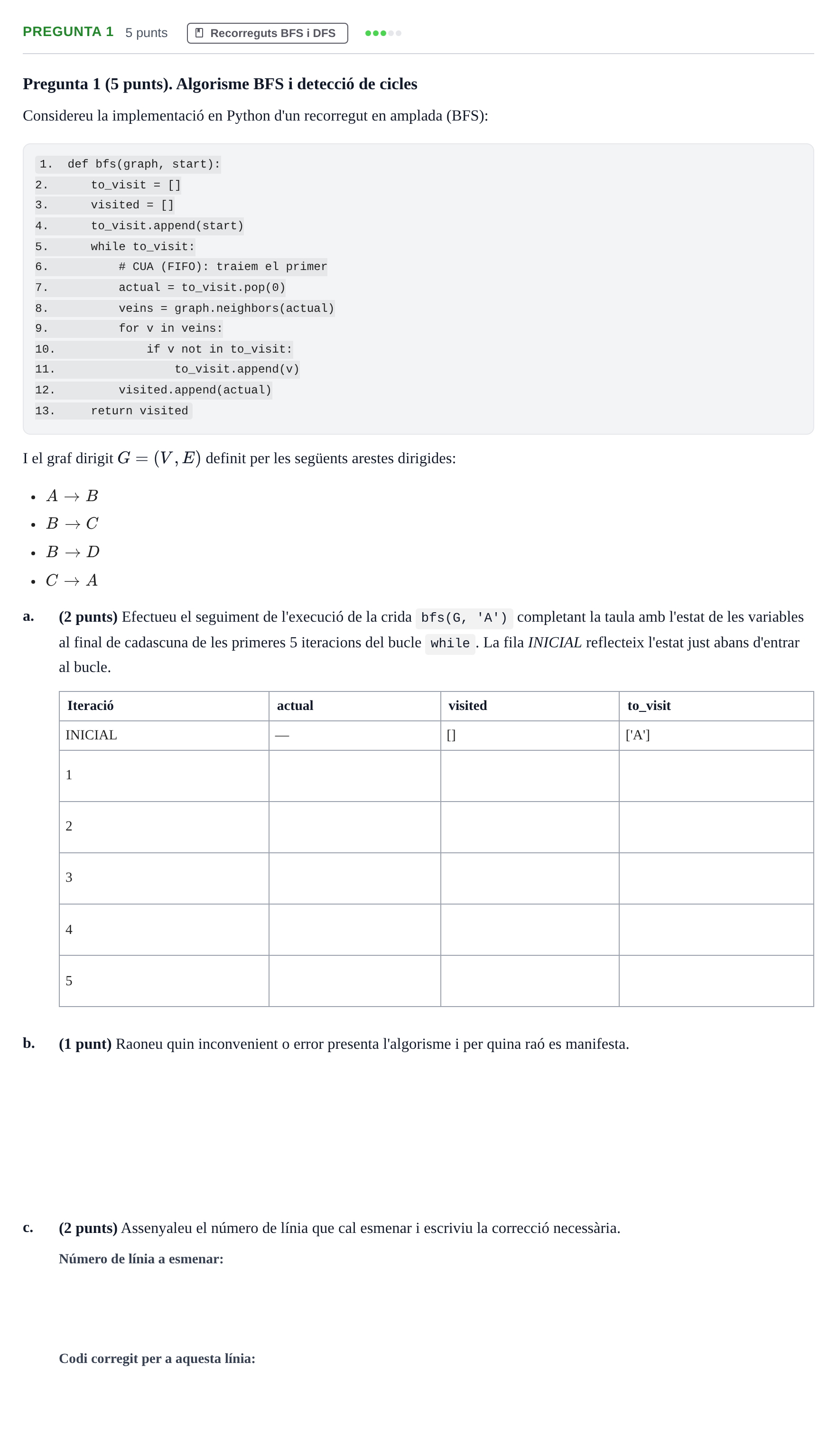 Enunciado: Pregunta 1 · Matemática Discreta UAB 2026