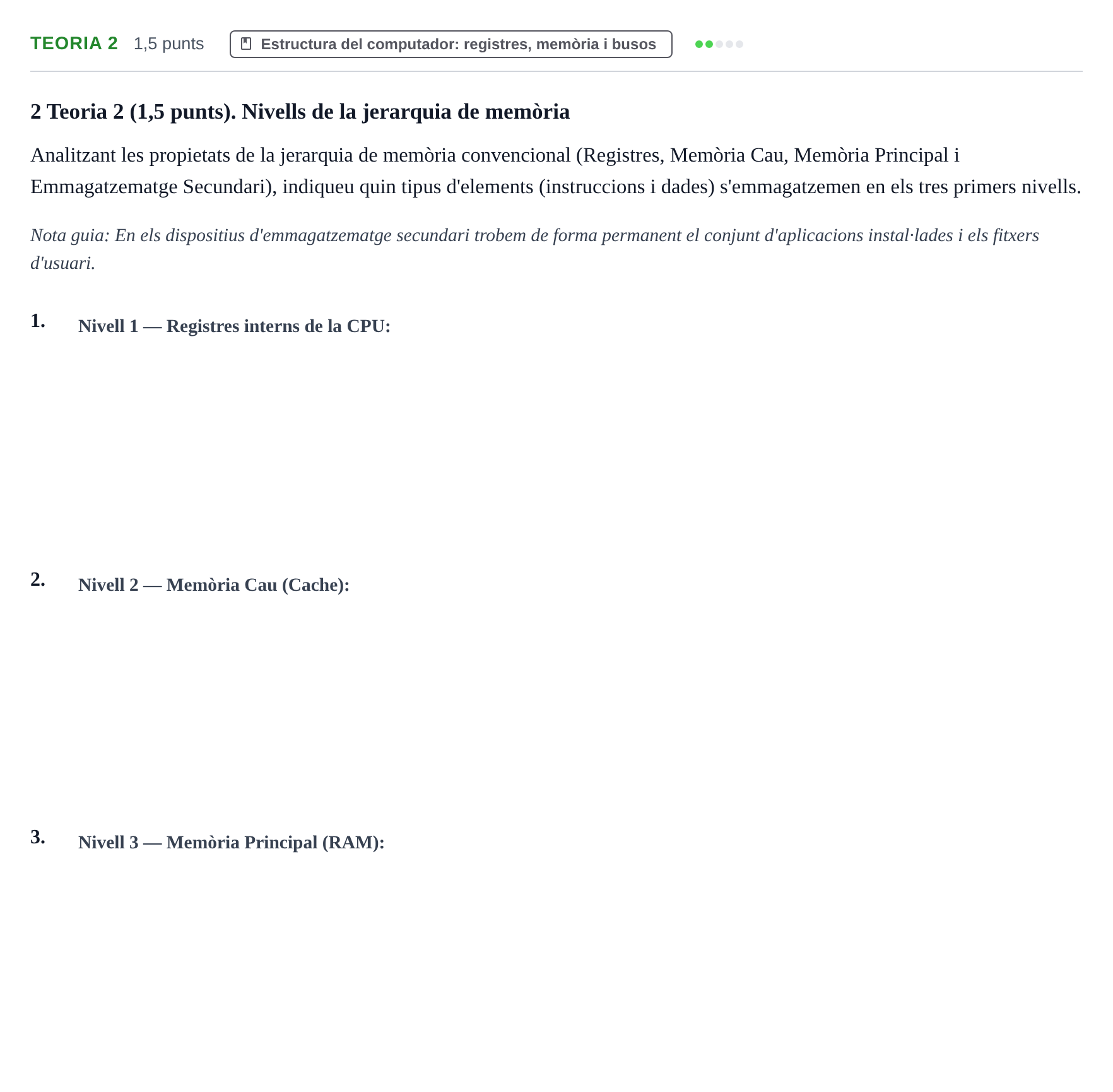 Enunciado: Ejercicio Teoria 2 · Fonaments d'Informàtica UAB 2018