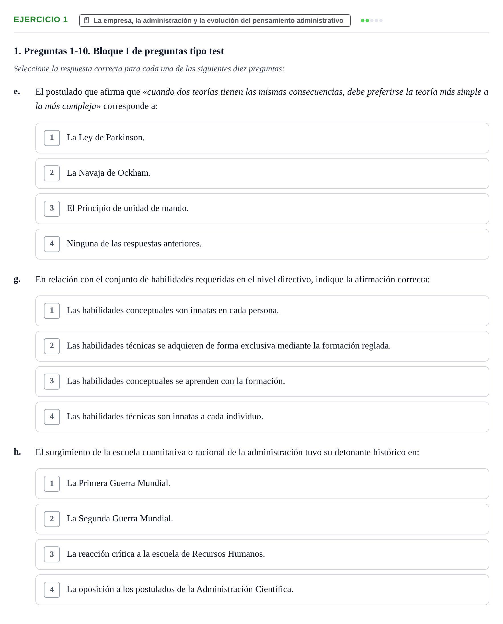 Enunciado: Ejercicio 1 - La empresa, la administración y la evolución… · Administració de l'Empresa UB Juny 2022