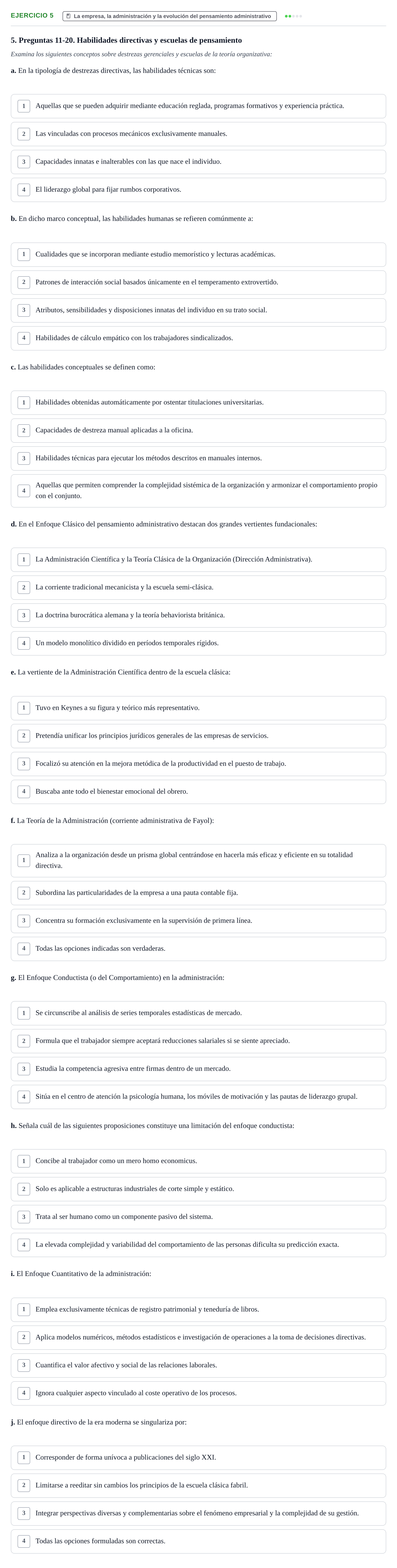 Enunciado: Problema 5 · Administració de l'Empresa UB Examen final. Administració de l'Empresa