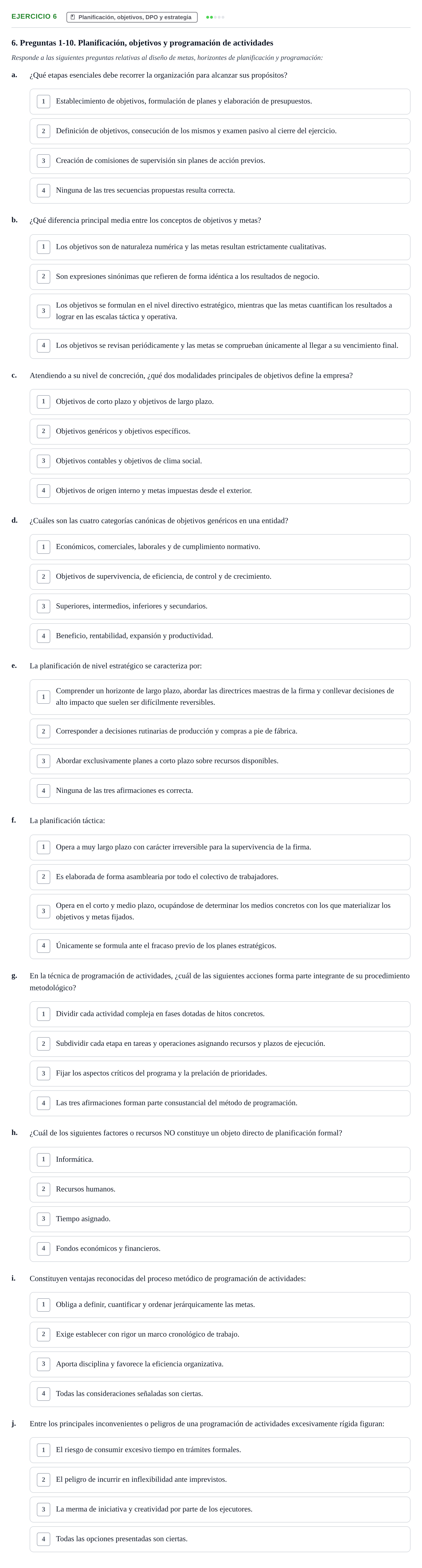 Enunciado: Problema 6 · Administració de l'Empresa UB Examen final. Administració de l'Empresa