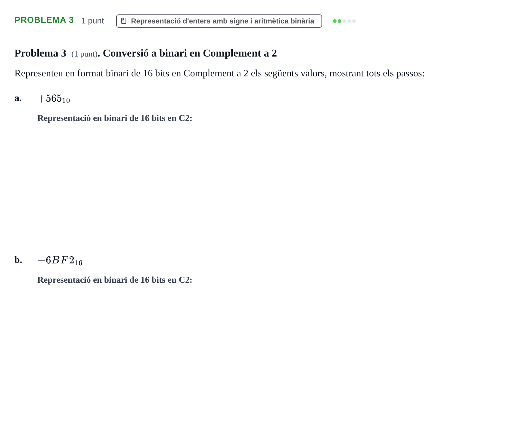 Enunciado: Problema 3 · Fonaments d'Informàtica UAB 2018