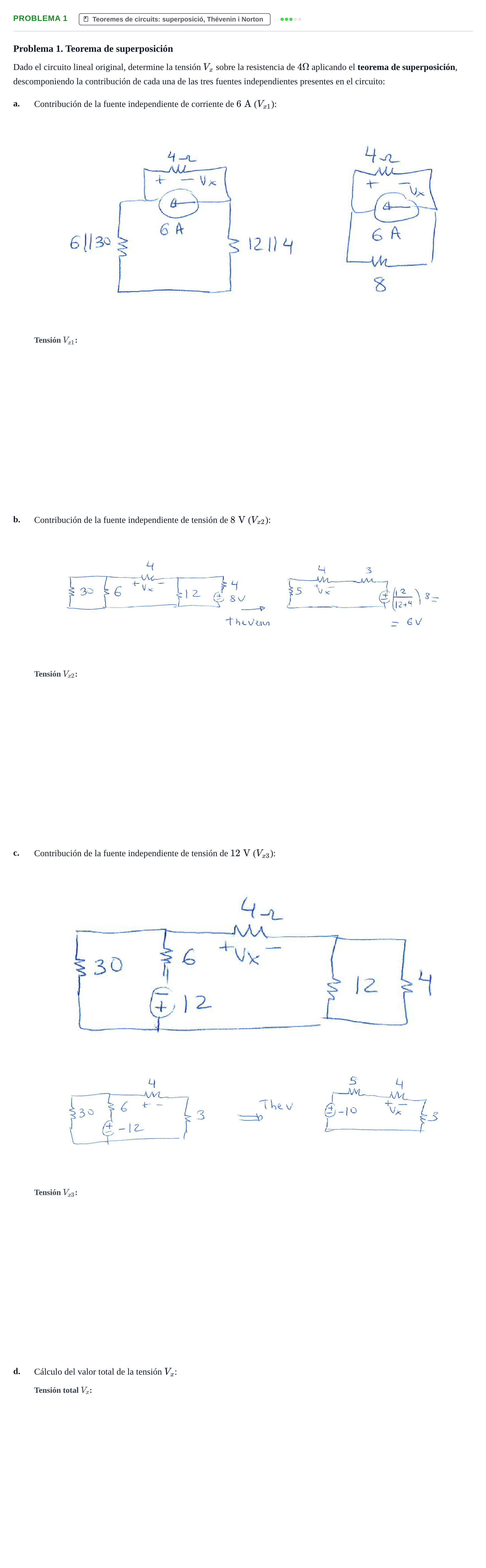 Enunciado: Problema 1 · Electricitat i Electrònica UAB Examen Parcial de Electricidad y Electrónica